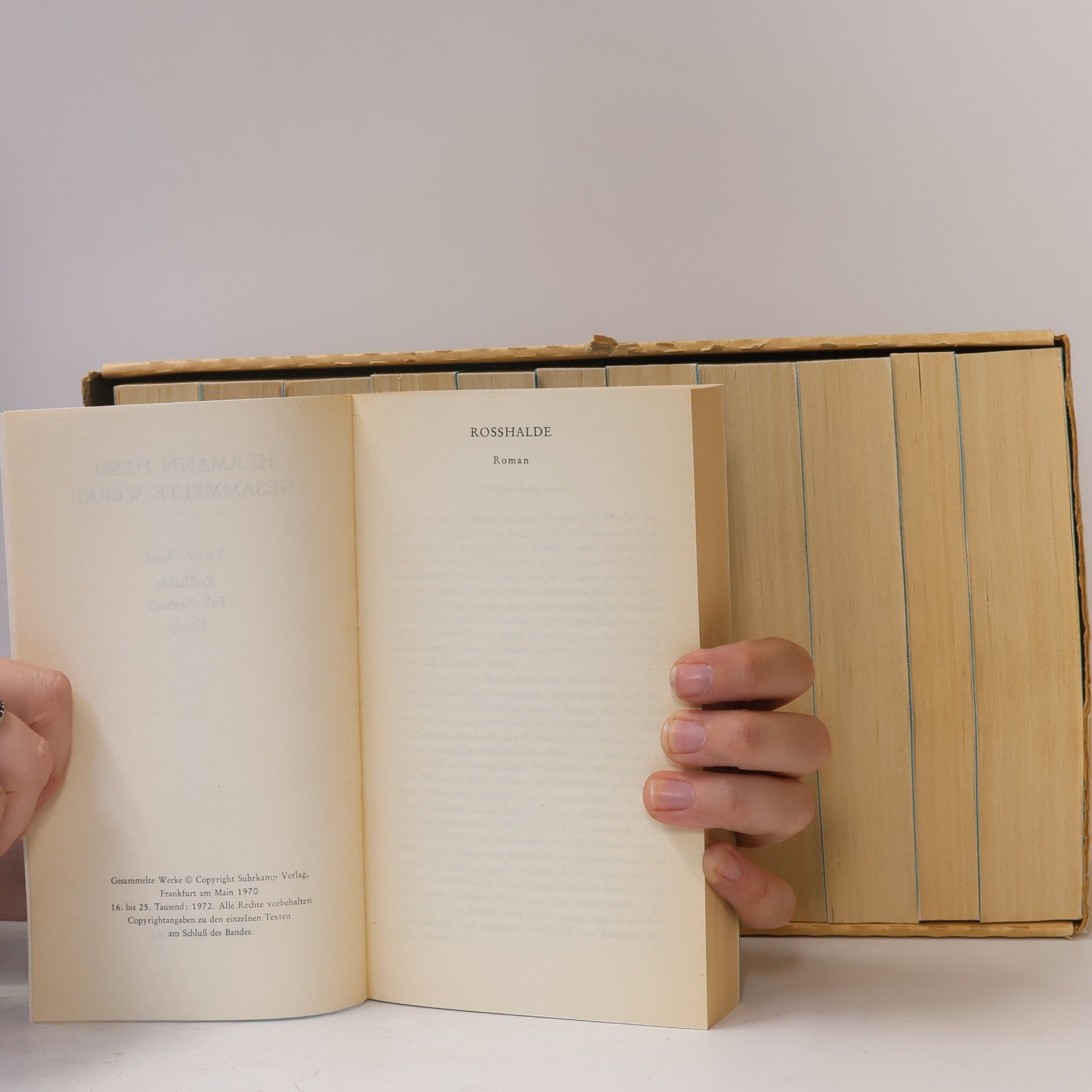 Hermann Hesse Gesammelte Werke. 1 - 12. Box