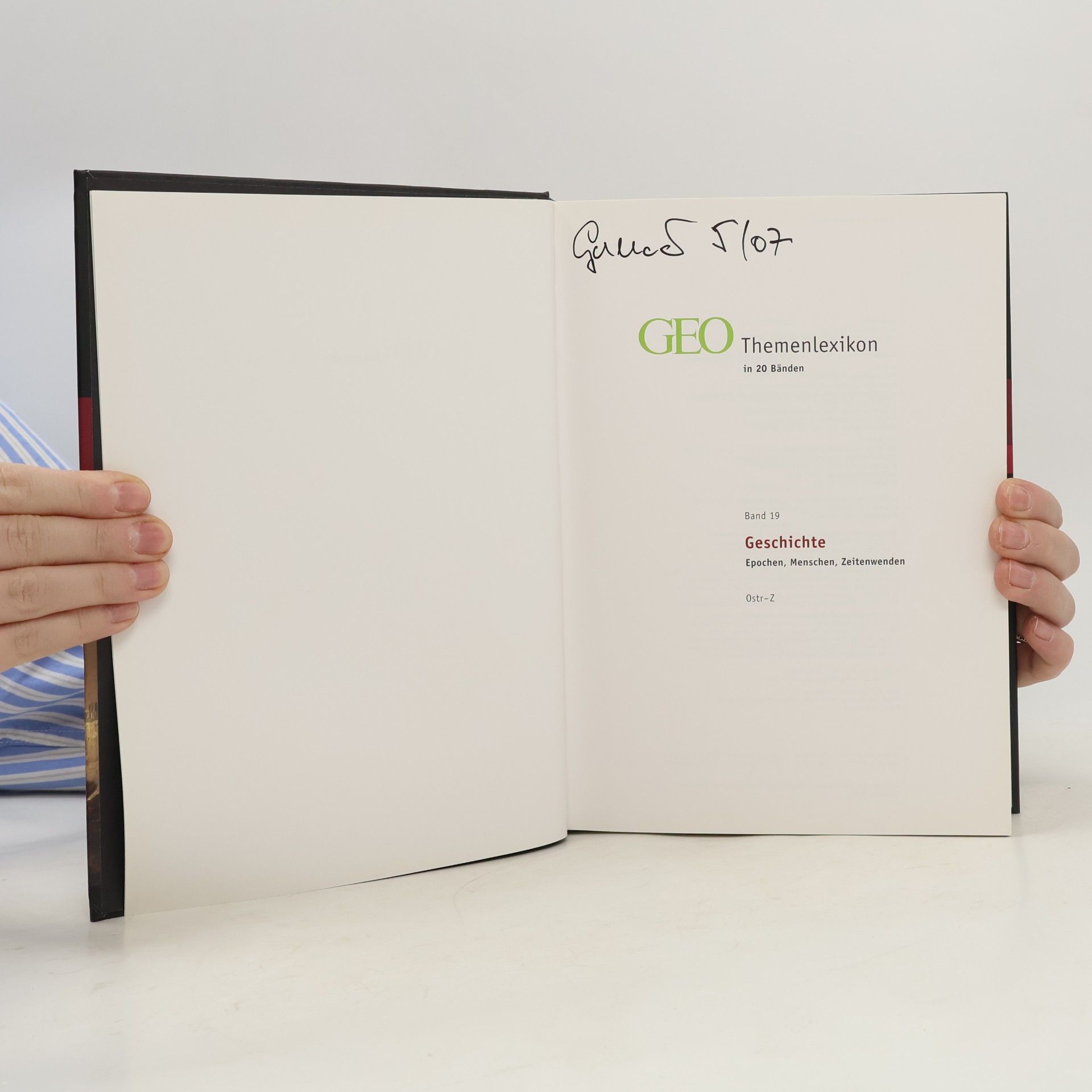 Peter Matthias Gaede GEO Themenlexikon 19. Geschichte