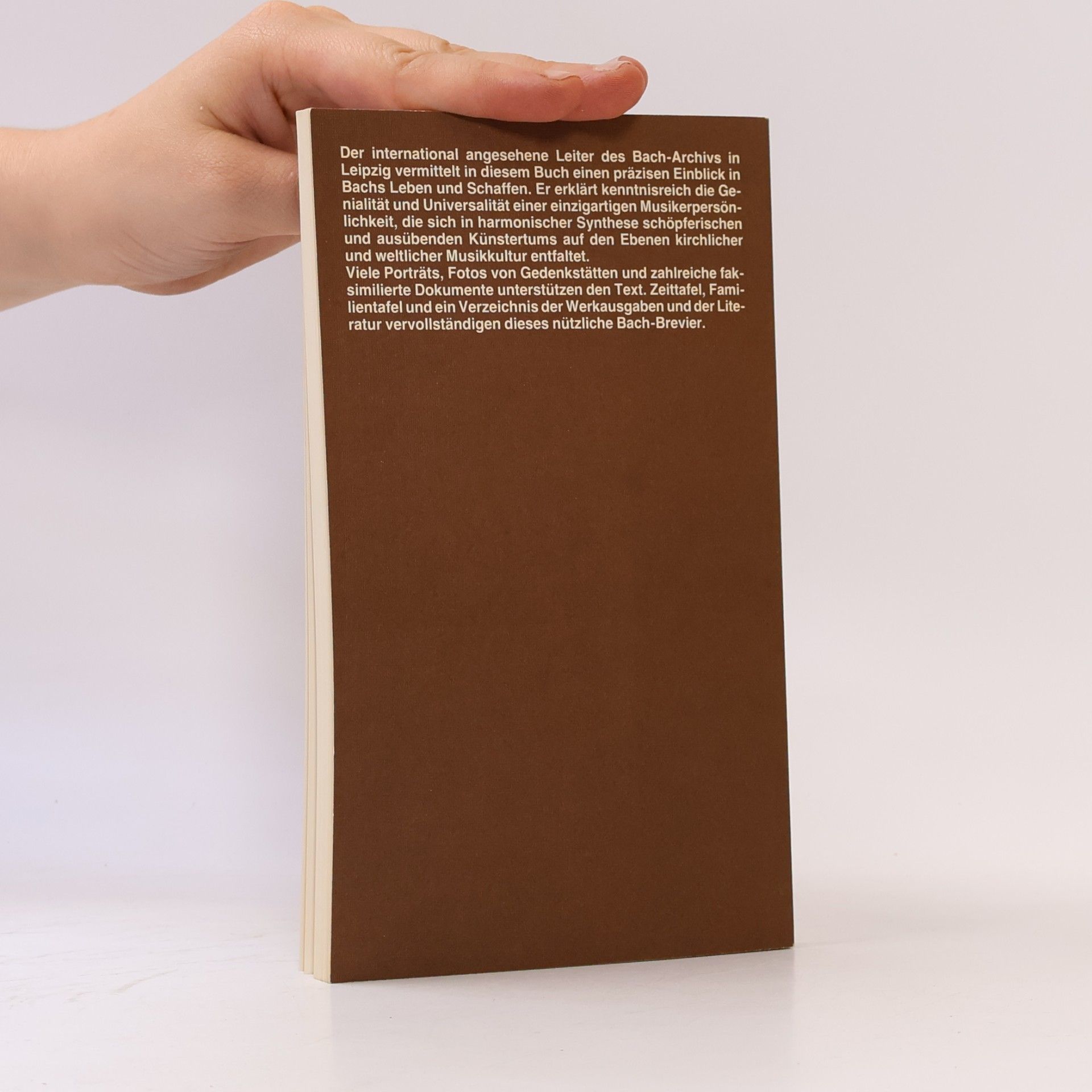 Werner Neumann-Nieschlag Das kleine Bach-Buch