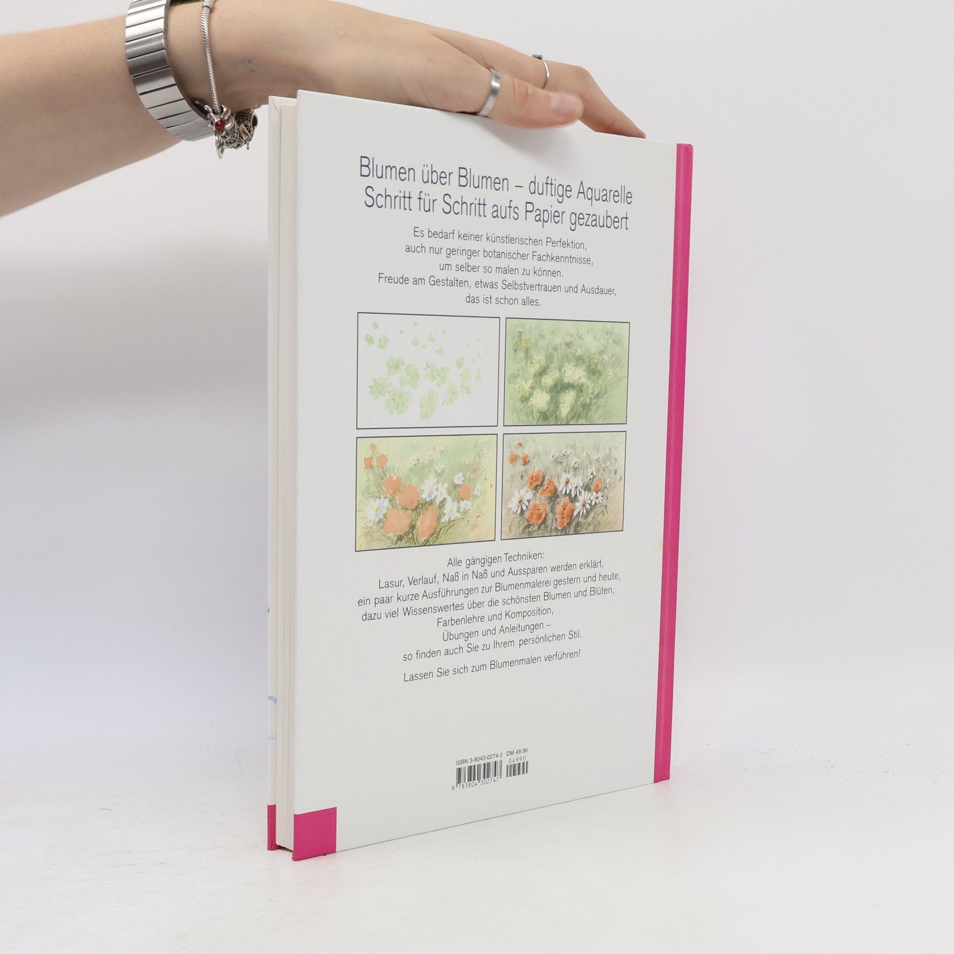 Gisela Kiessling Kuchenbuch Blumenaquarelle
