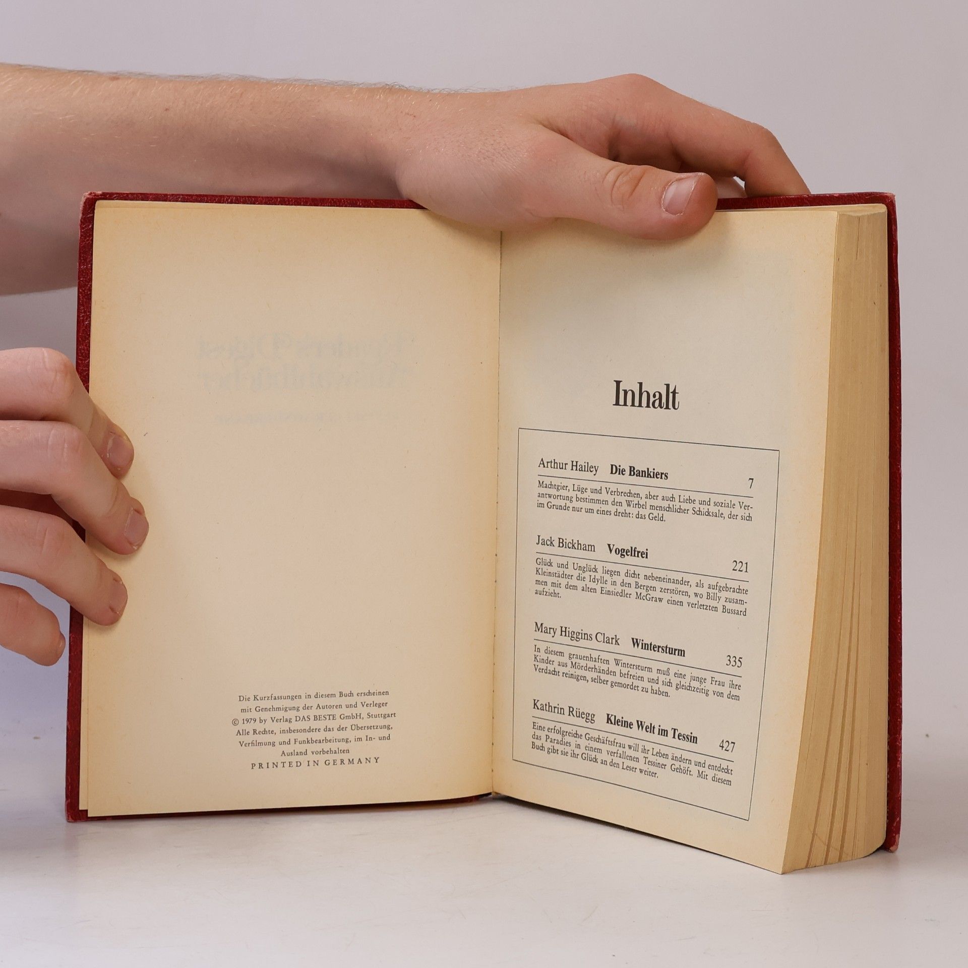 Arthur Hailey Reader’s Digest Auswahlbücher Bestseller Sonderband