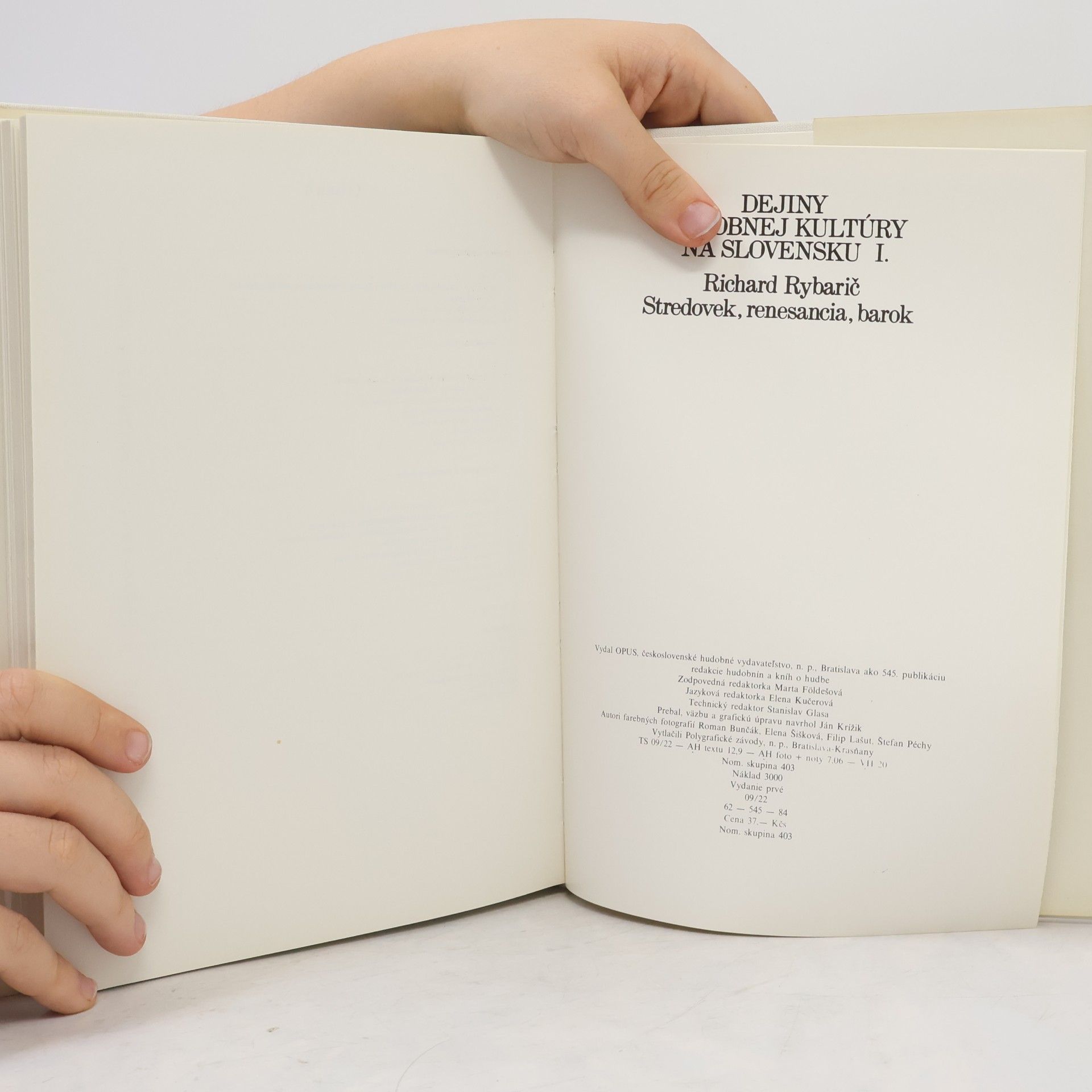 Various authors Dejiny hudobnej kultúry na Slovensku I.