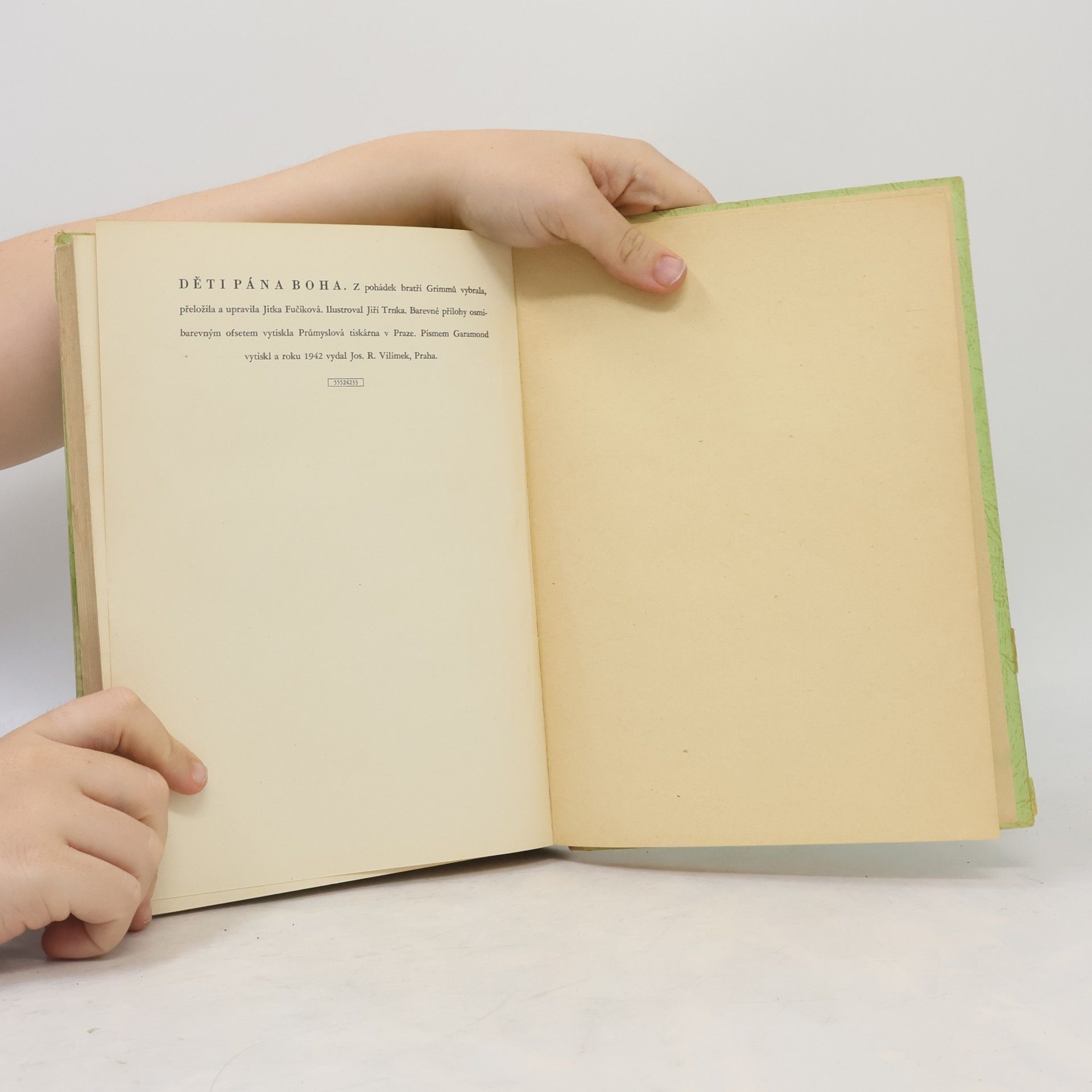 Jacob Grimm Děti Pána Boha