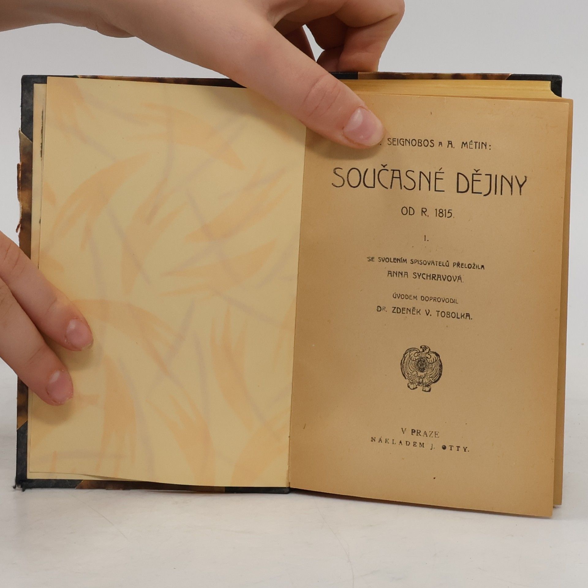 Charles Seignobos Současní dějiny od r. 1815 I.