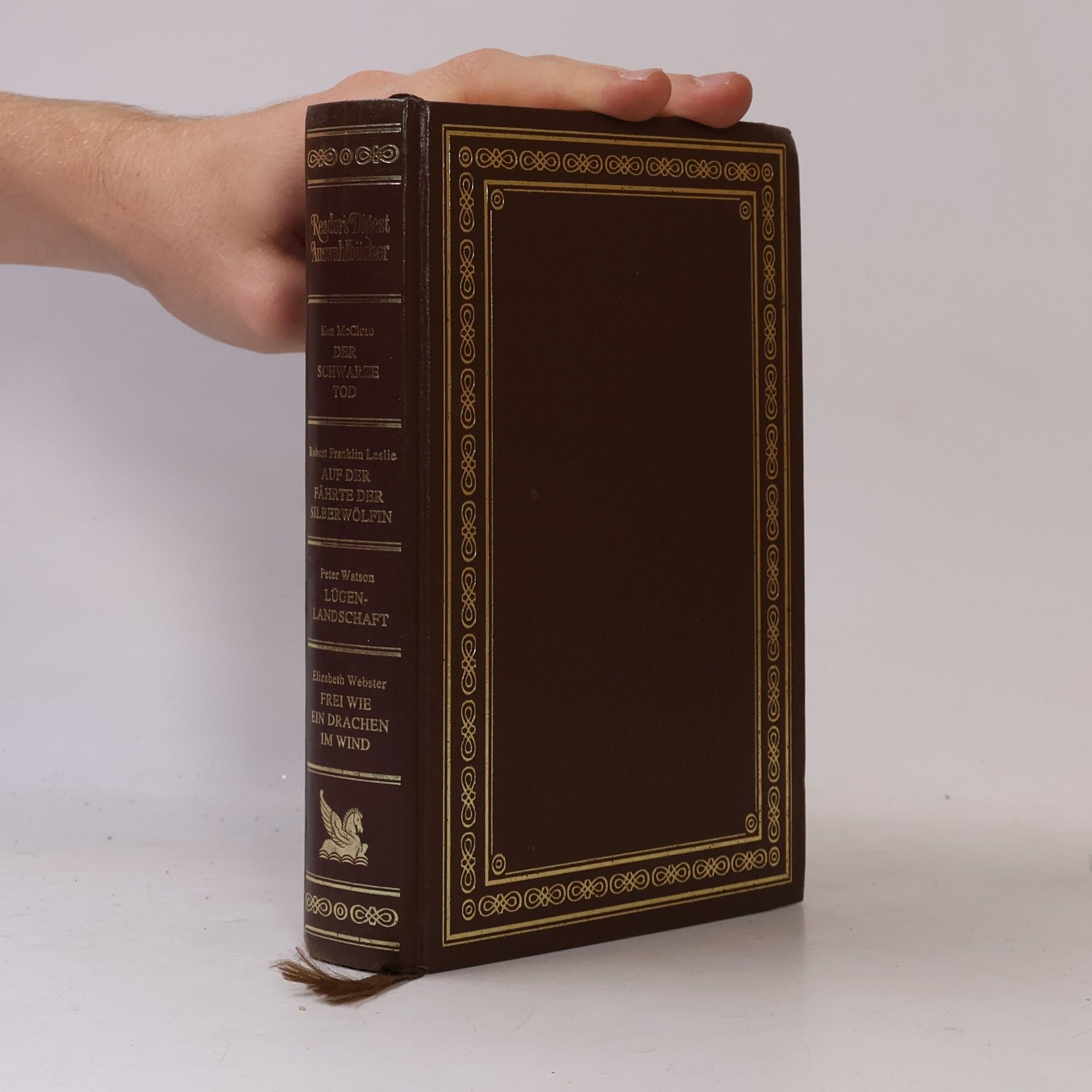 Auteurscollectief Reader's Digest Auswahlbücher. Der schwarze Tod, Auf der Fährte der Silberwölfin, Lügenlandschaft, Frei wie ein Drachen im Wind