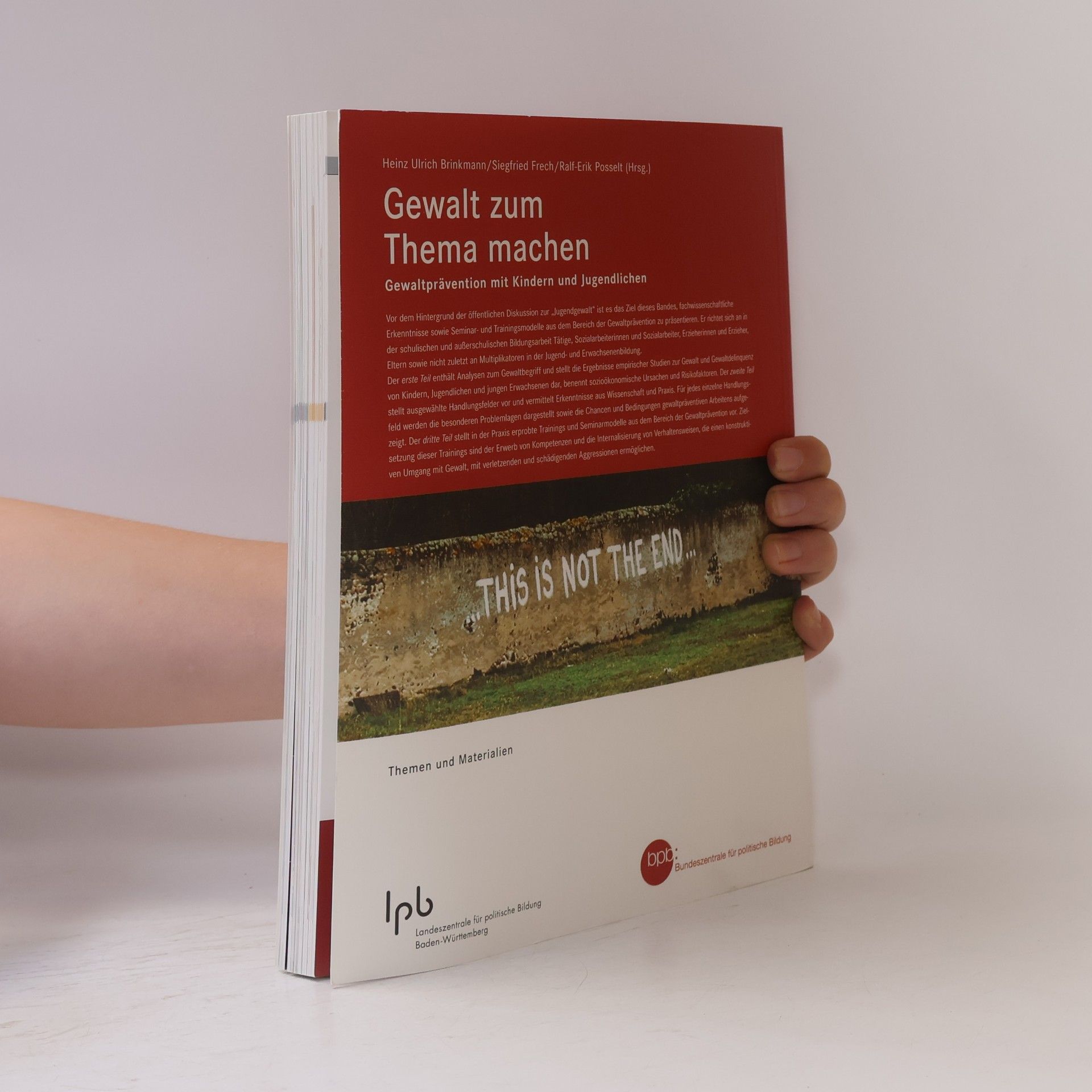 Heinz Ulrich Brinkmann Gewalt zum Thema machen