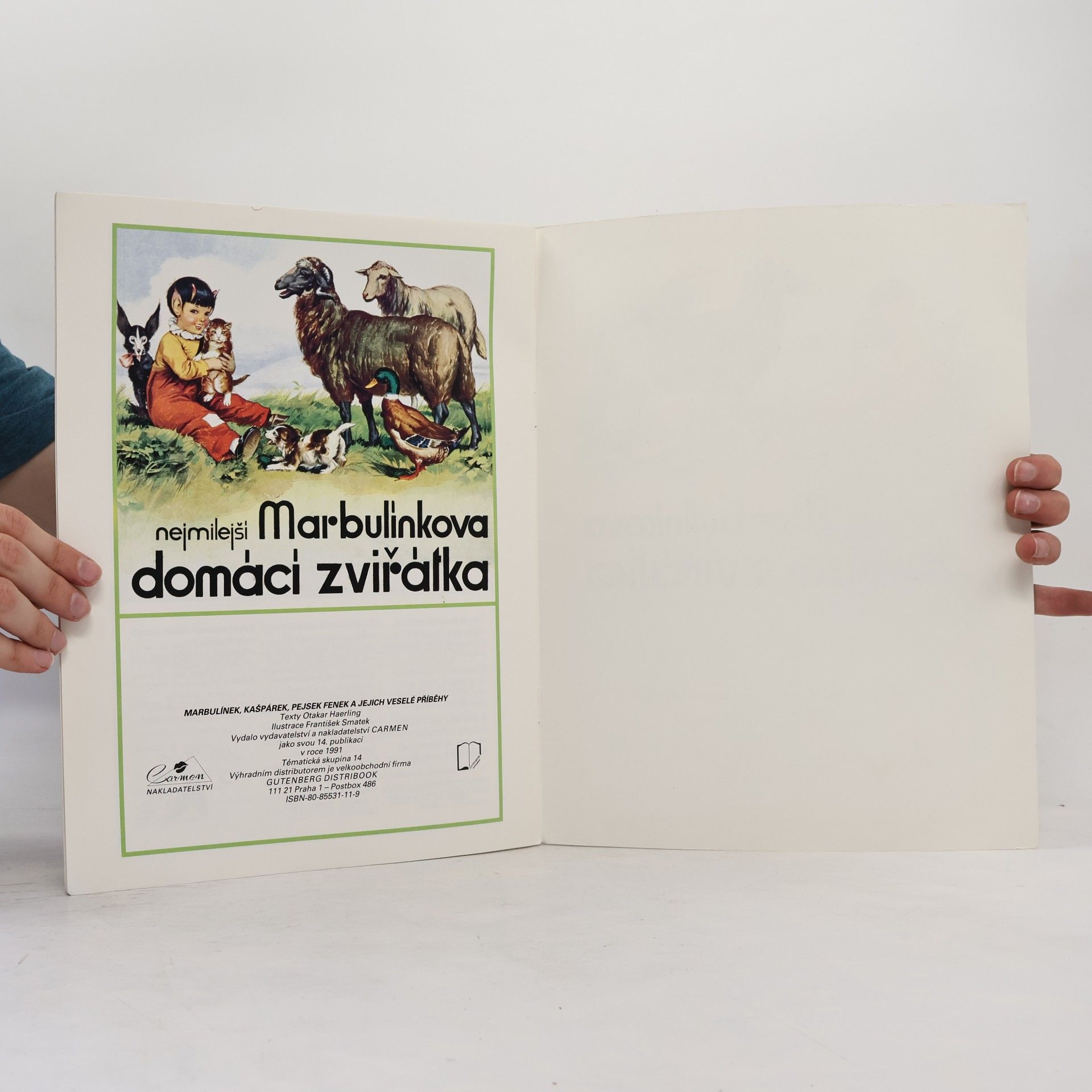 Fráňa Smatek Marbulínek, Kašpárek, pejsek Fenek a jejich veselé příběhy