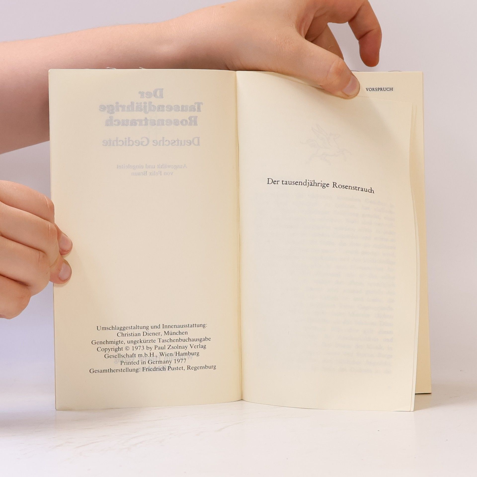 Autorenkollektiv Der Tausendjährige Rosenstrauch. Deutsche Gedichte