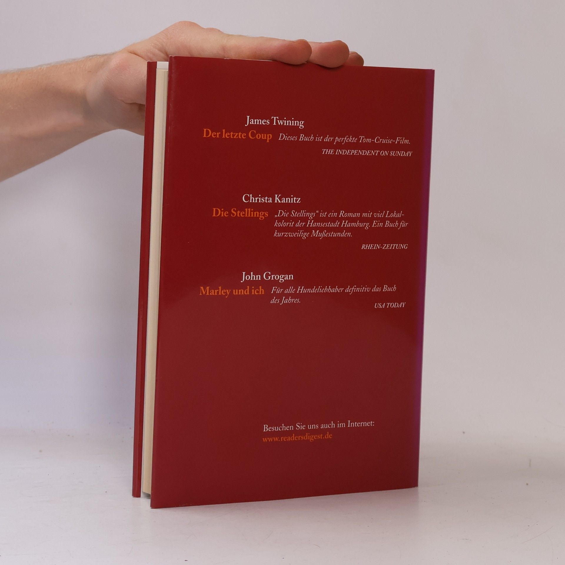 John Grogan Reader's Digest Auswahlbücher. Der letzte Coup, Die Stellings, Marley & Ich