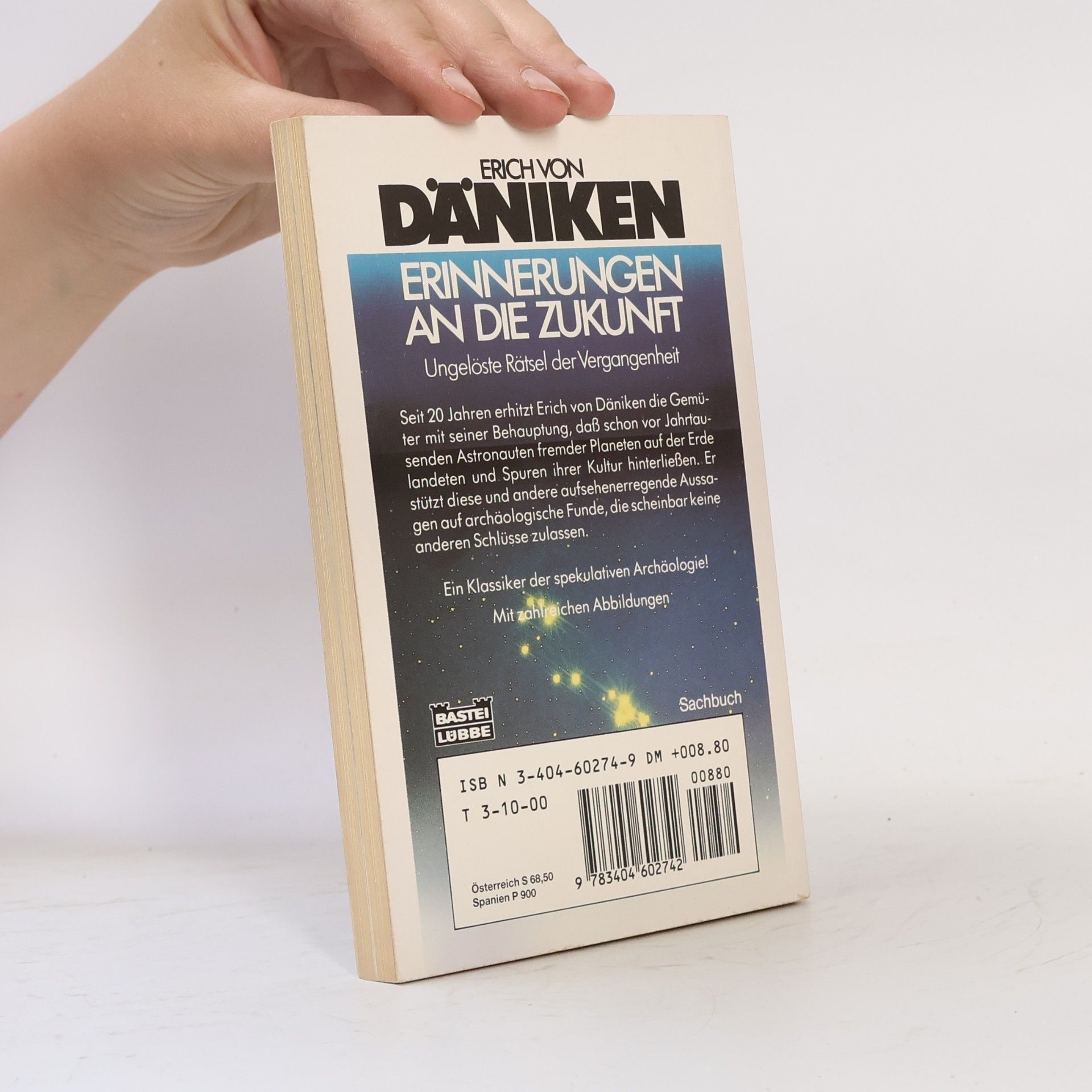 Erich von Däniken Erinnerungen an die Zukunft
