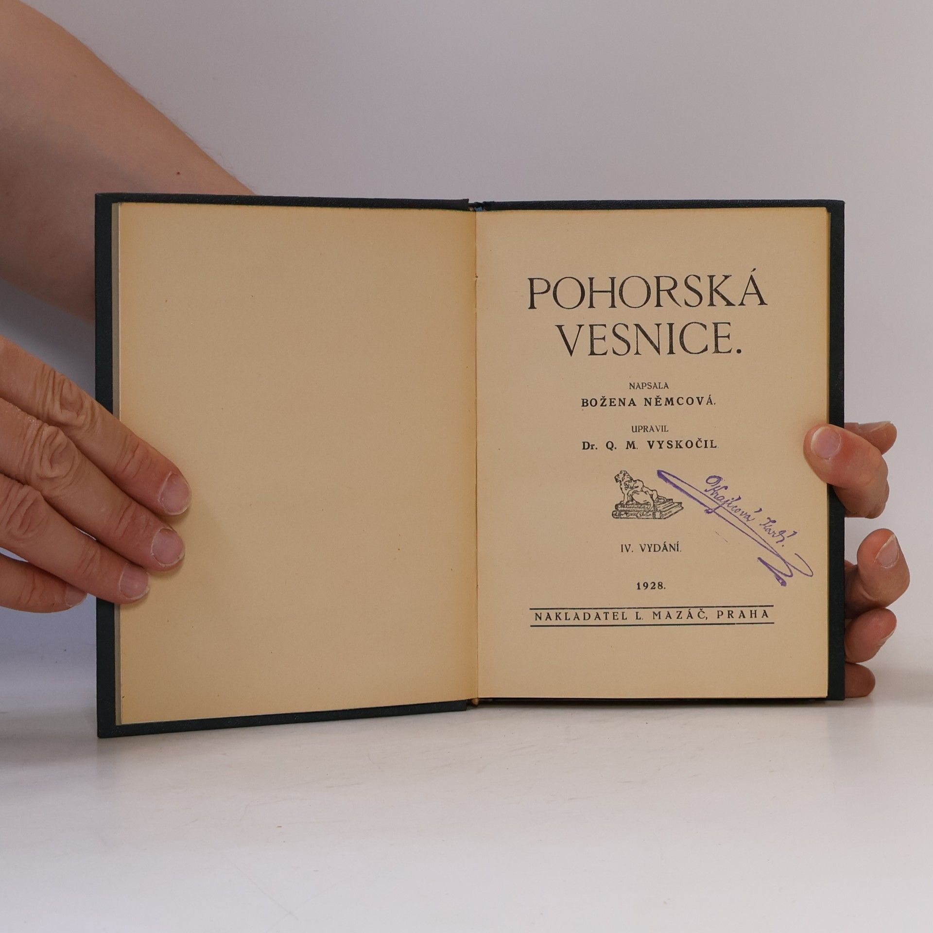 Božena Němcová Pohorská vesnice