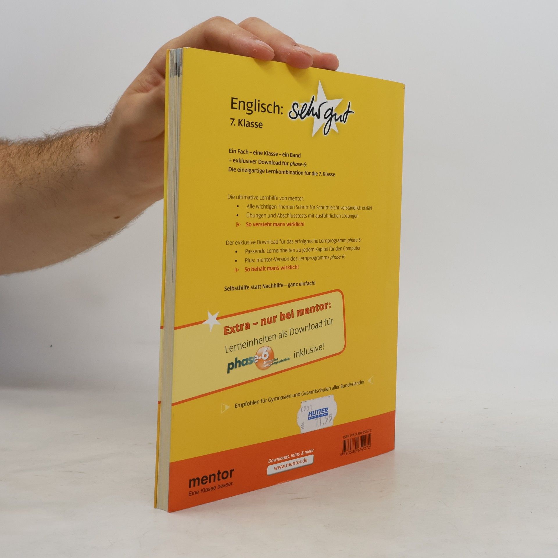 Susan Bollinger Englisch: sehr gut, 7. Klasse - Buch mit Download für phase-6