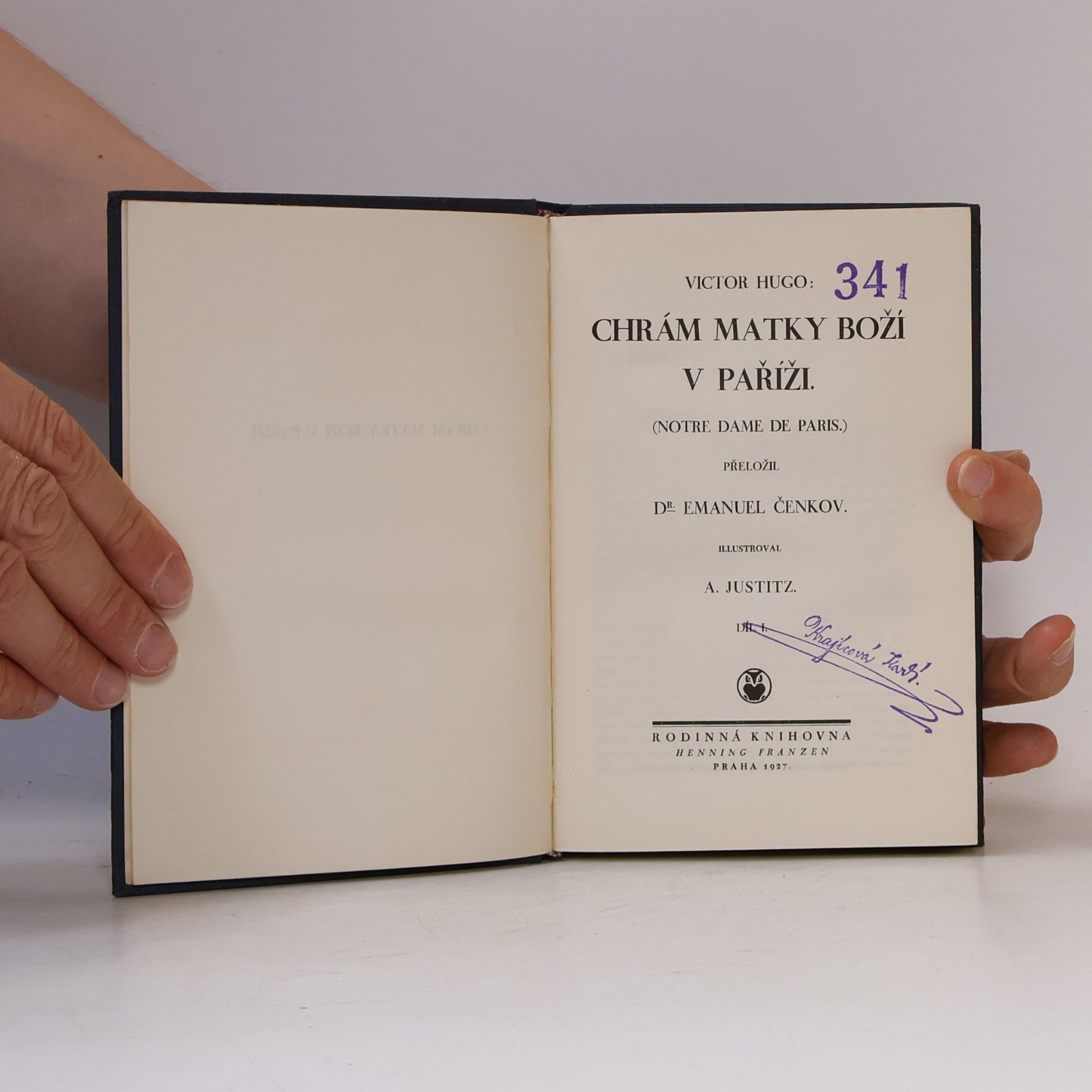 Victor Hugo Chrám Matky Boží v Paříži I