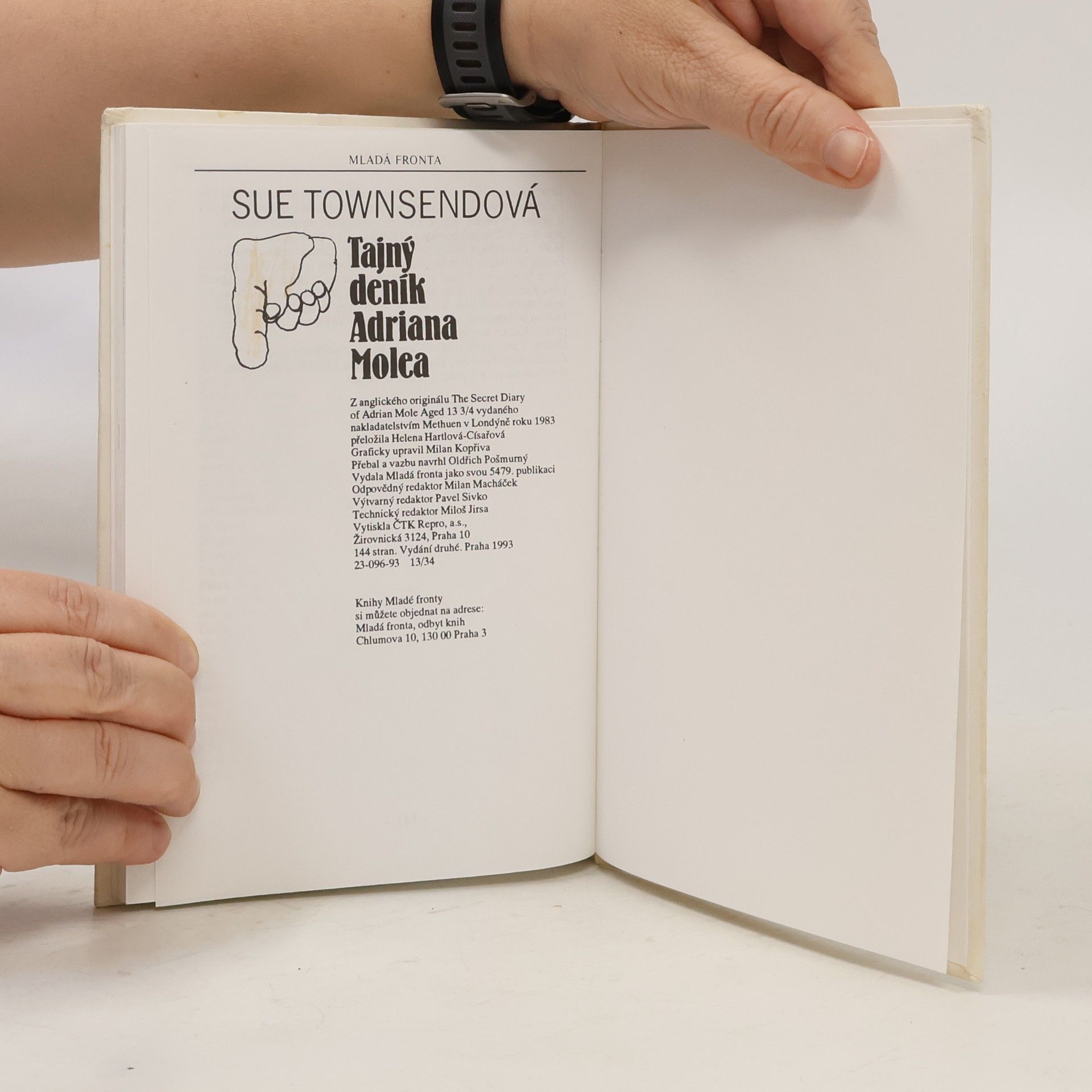 Sue Townsend Tajný deník Adriana Molea