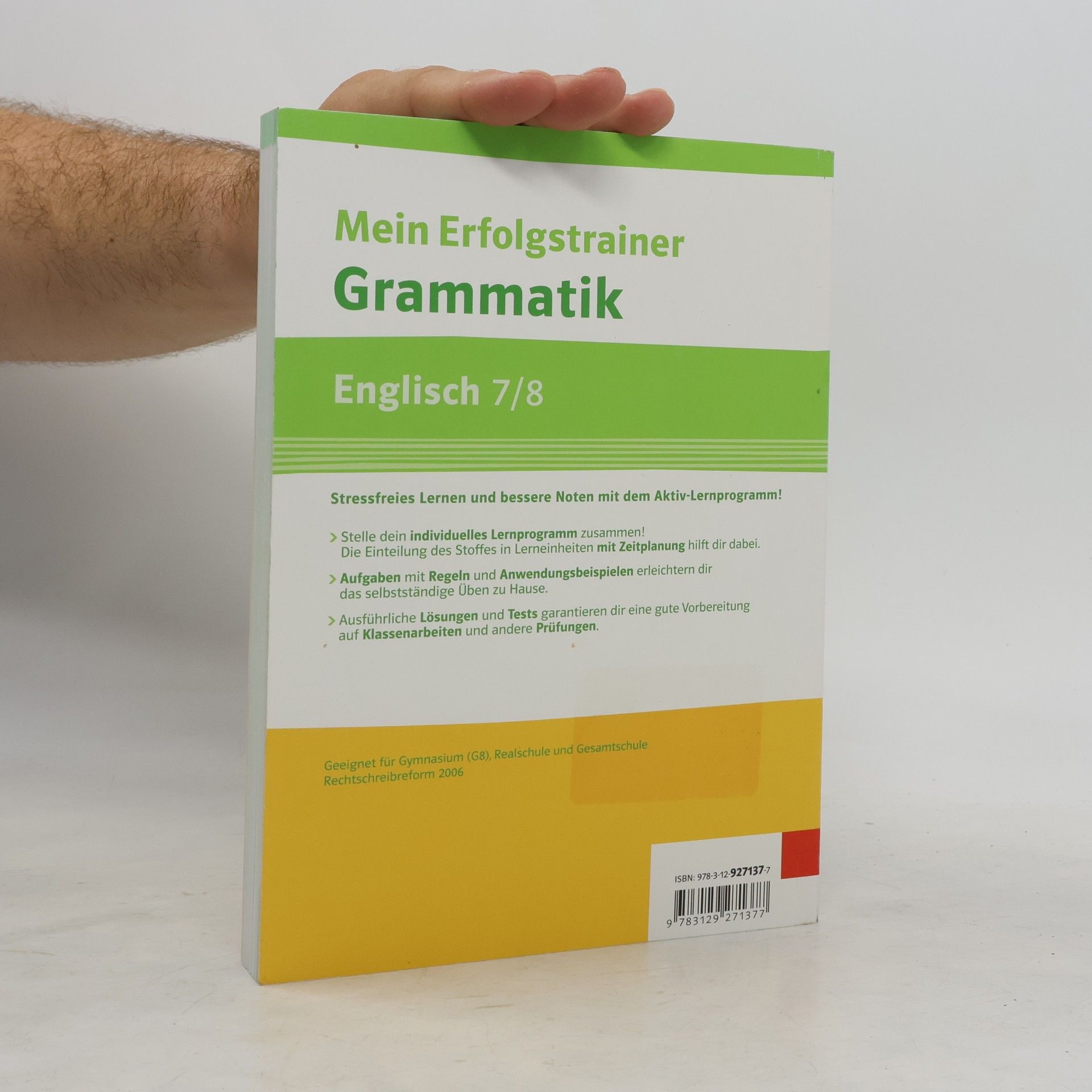 Various authors Mein Erfolgstrainer Grammatik Englisch 7/8