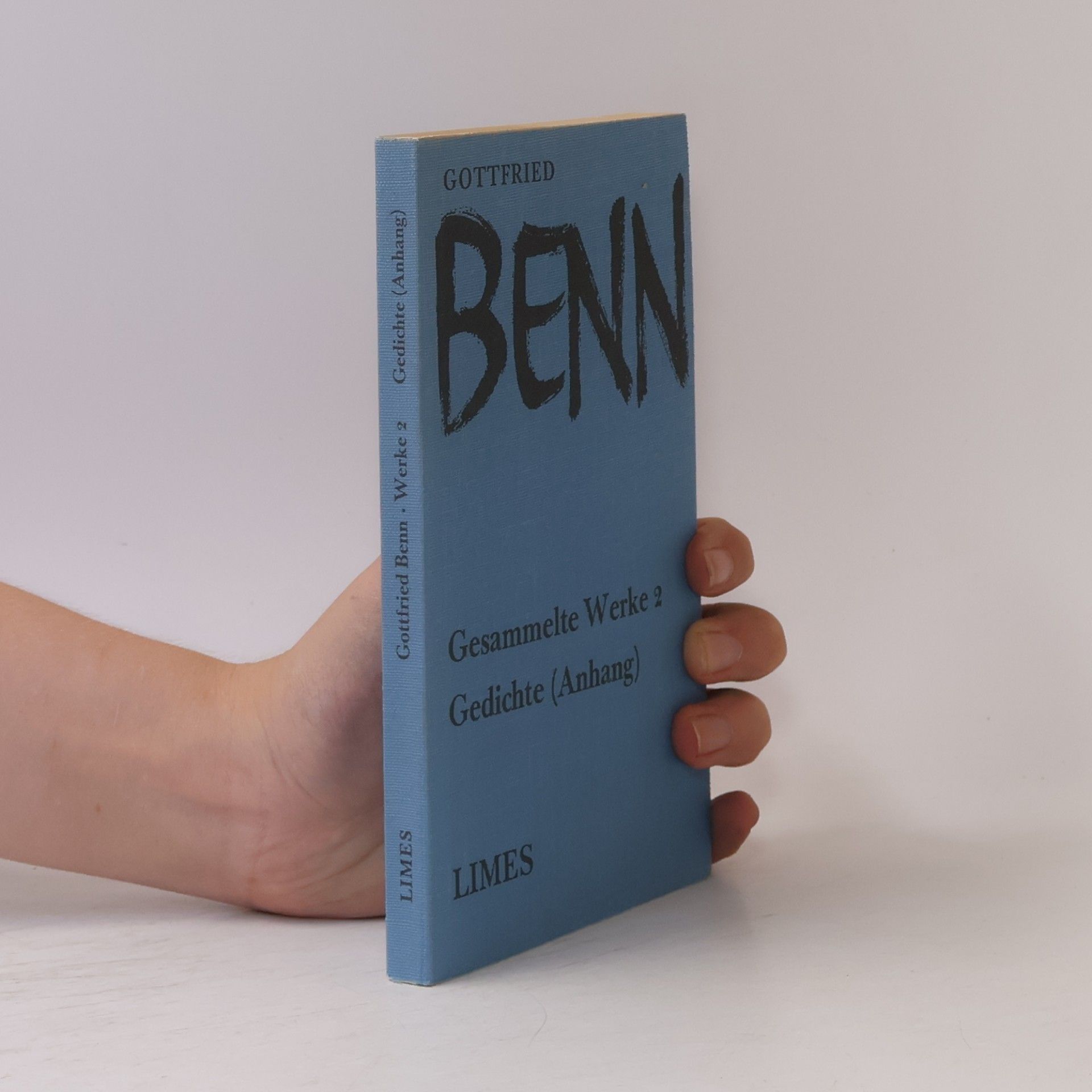 Gottfried Benn Gesammelte Werke 2. Gedichte (Anhang)