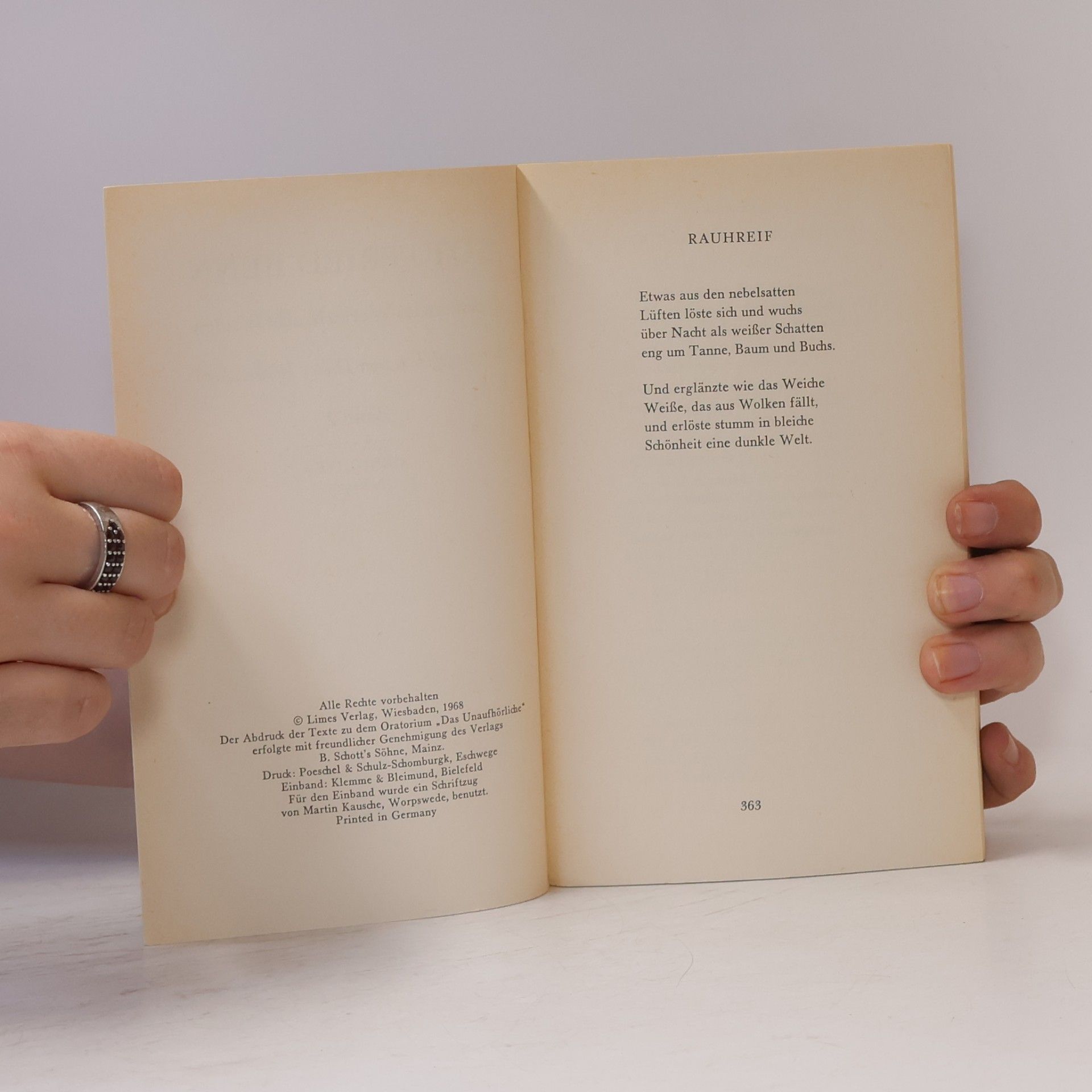 Gottfried Benn Gesammelte Werke 2. Gedichte (Anhang)