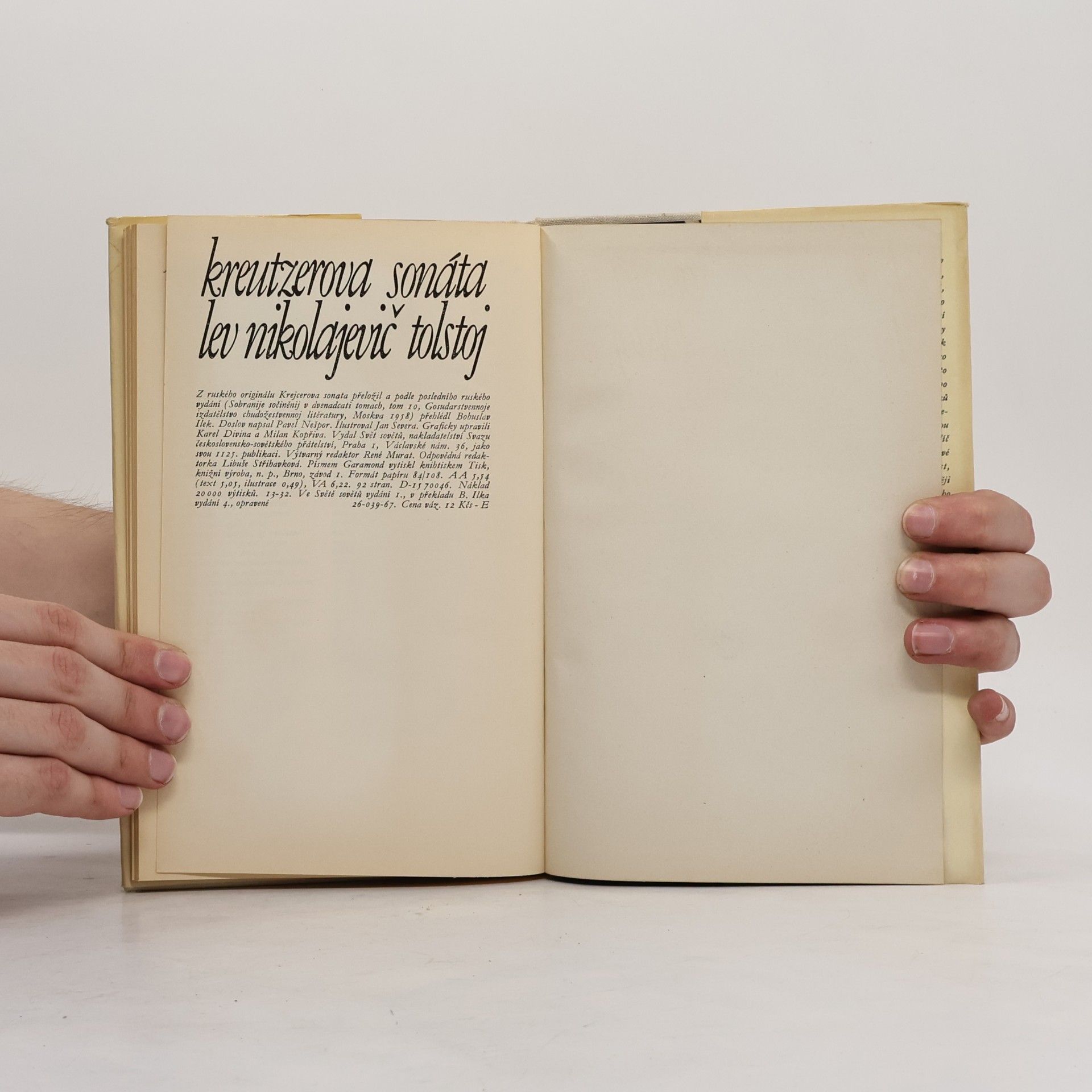 Lew Nikolajewitsch Tolstoi Kreutzerova sonáta