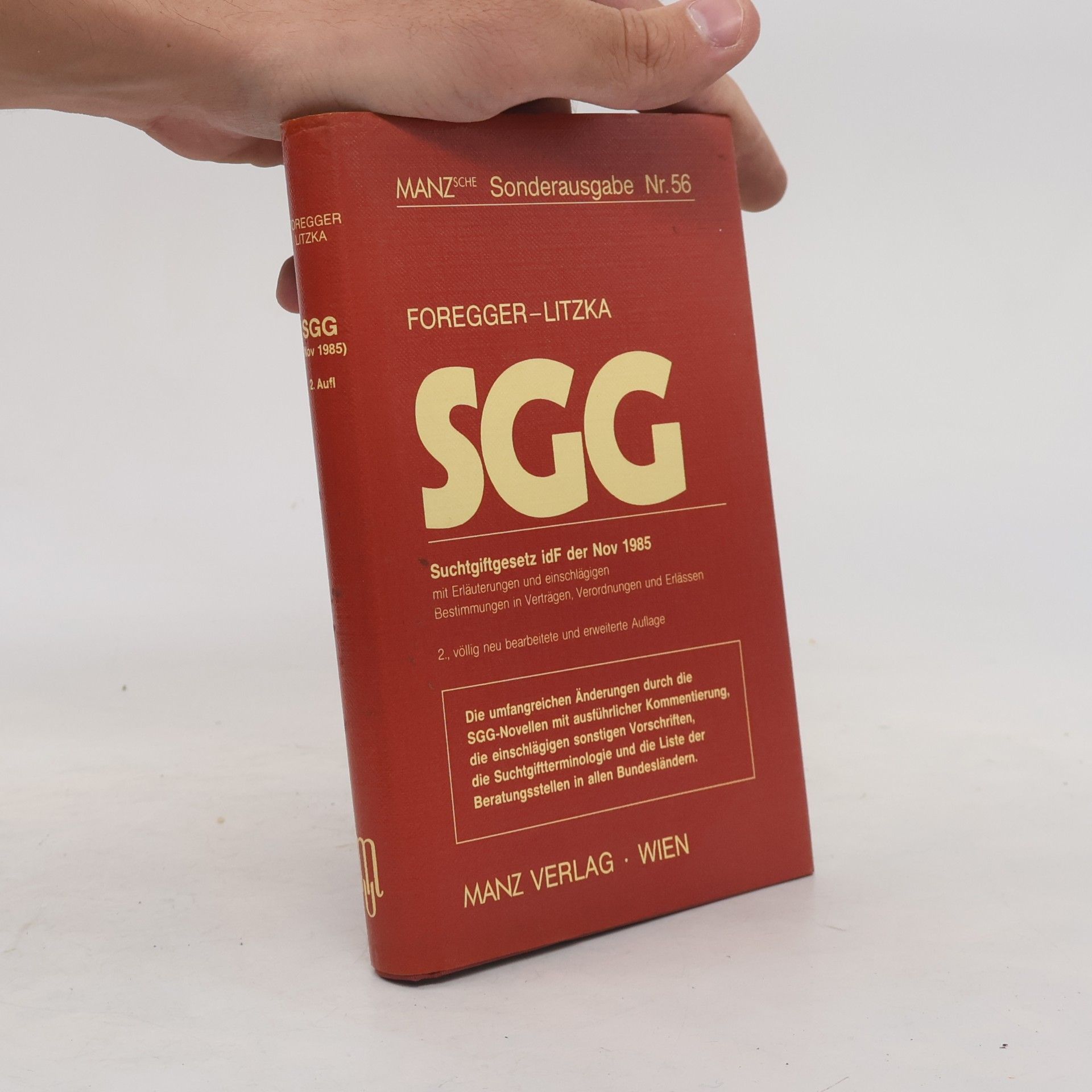 Egmont Foregger Suchtgiftgesetz