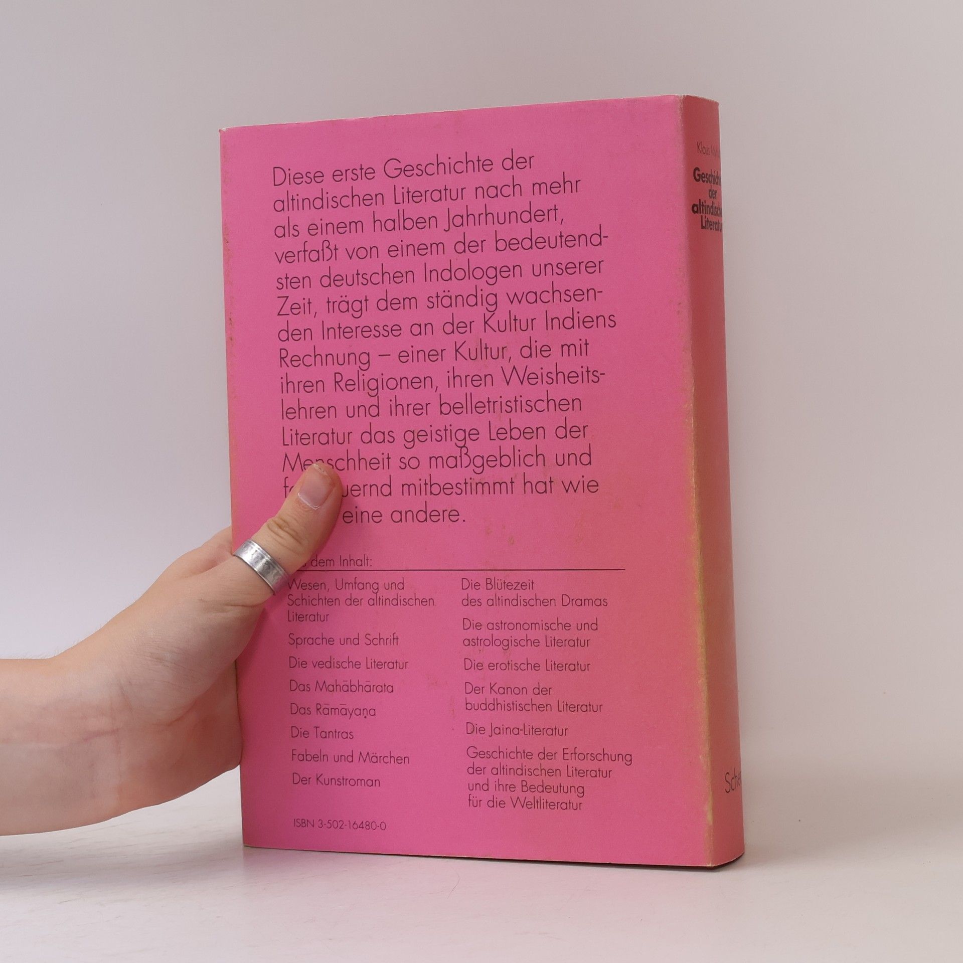 Klaus Mylius Geschichte der altindischen Literatur