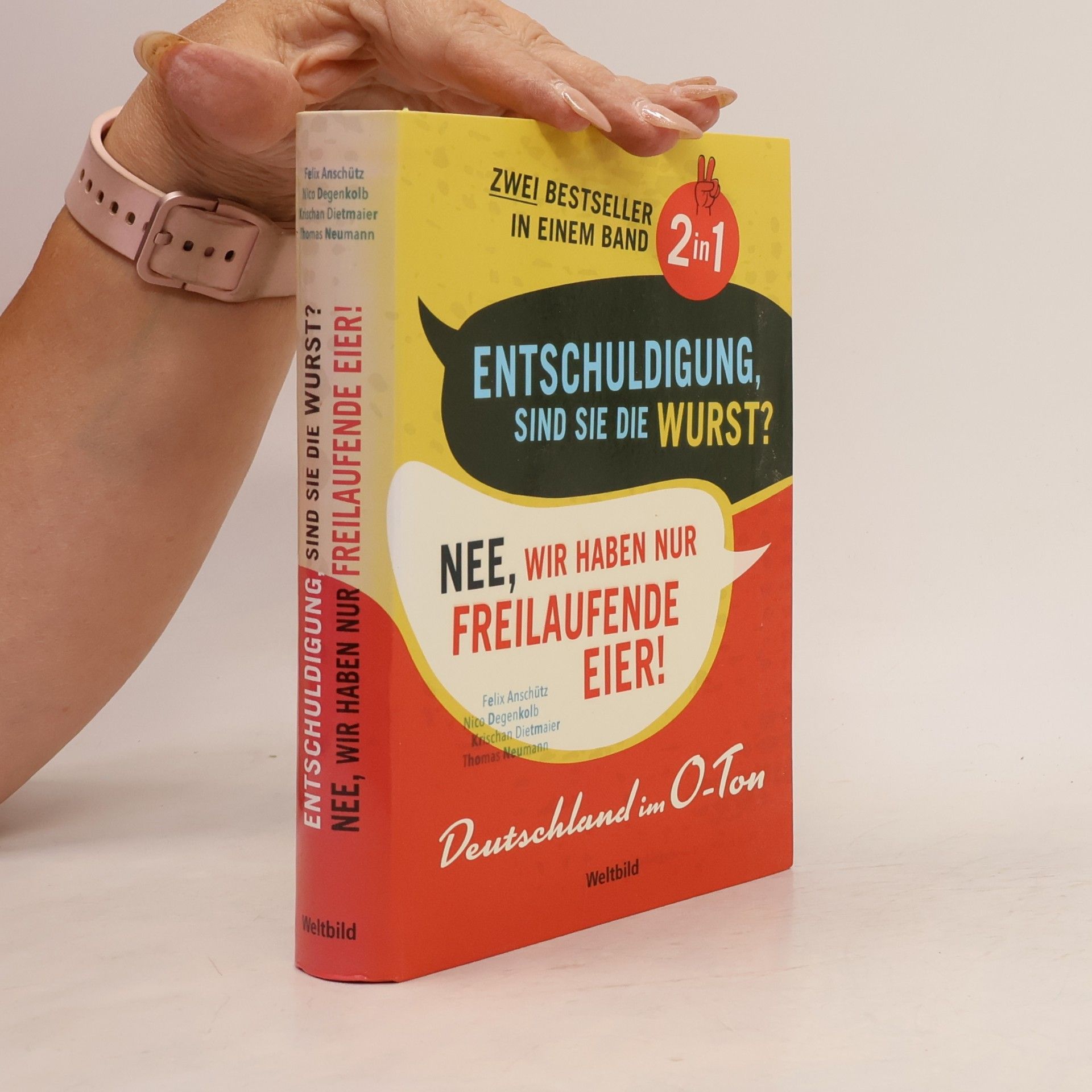 Krischan Dietmaier Entschuldigung, sind Sie die Wurst? Nee, wir haben nur freilaufende Eier!