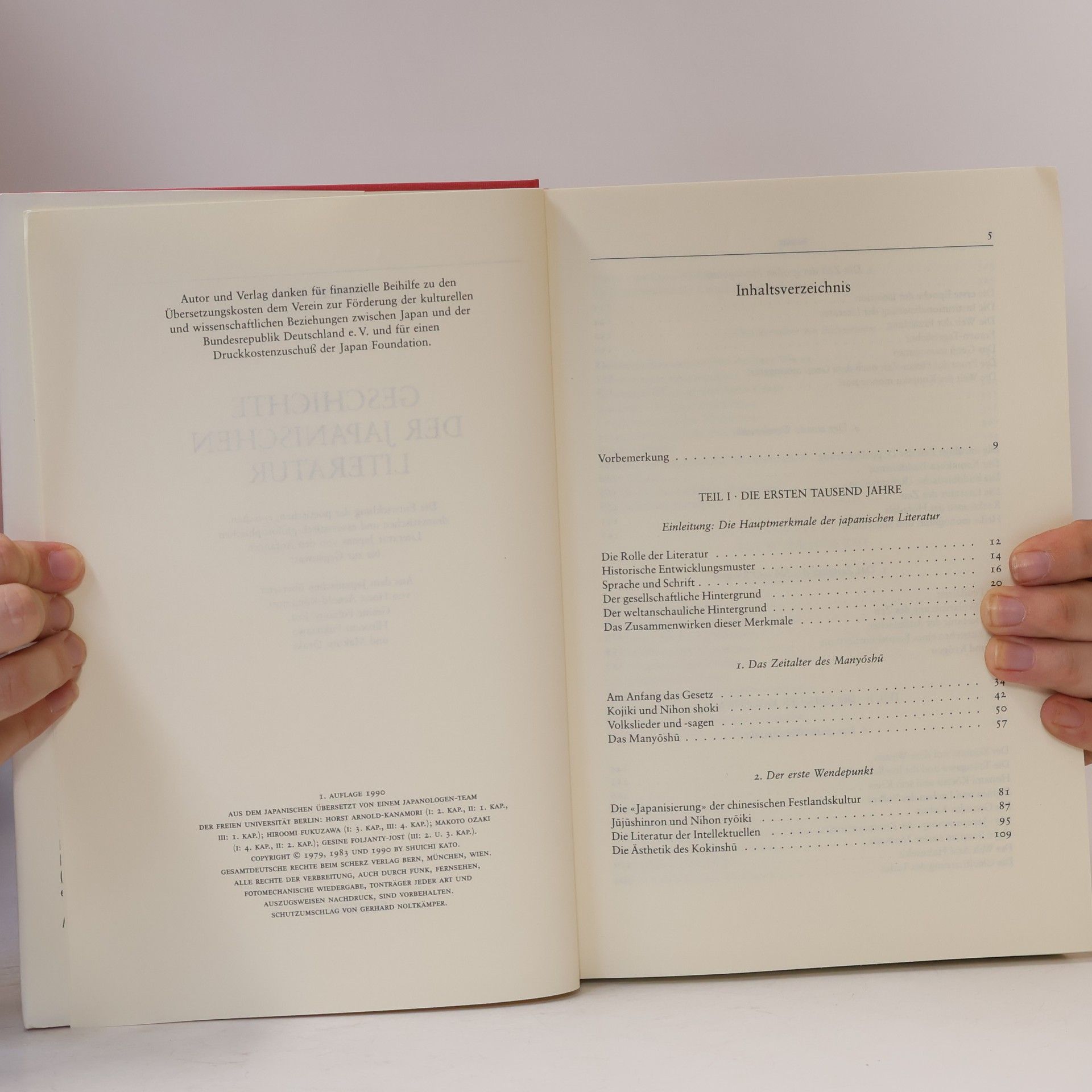 Shūichi Katō Geschichte der japanischen Literatur
