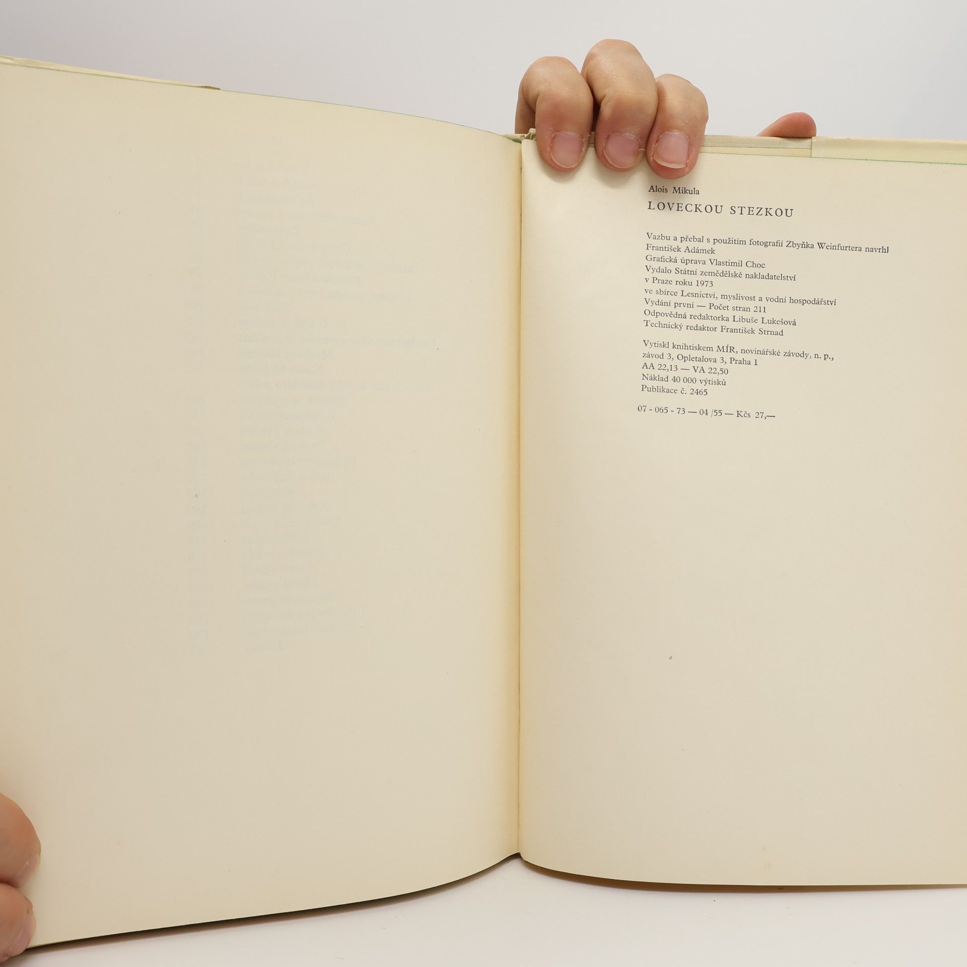 Jiří Židlický Loveckou stezkou
