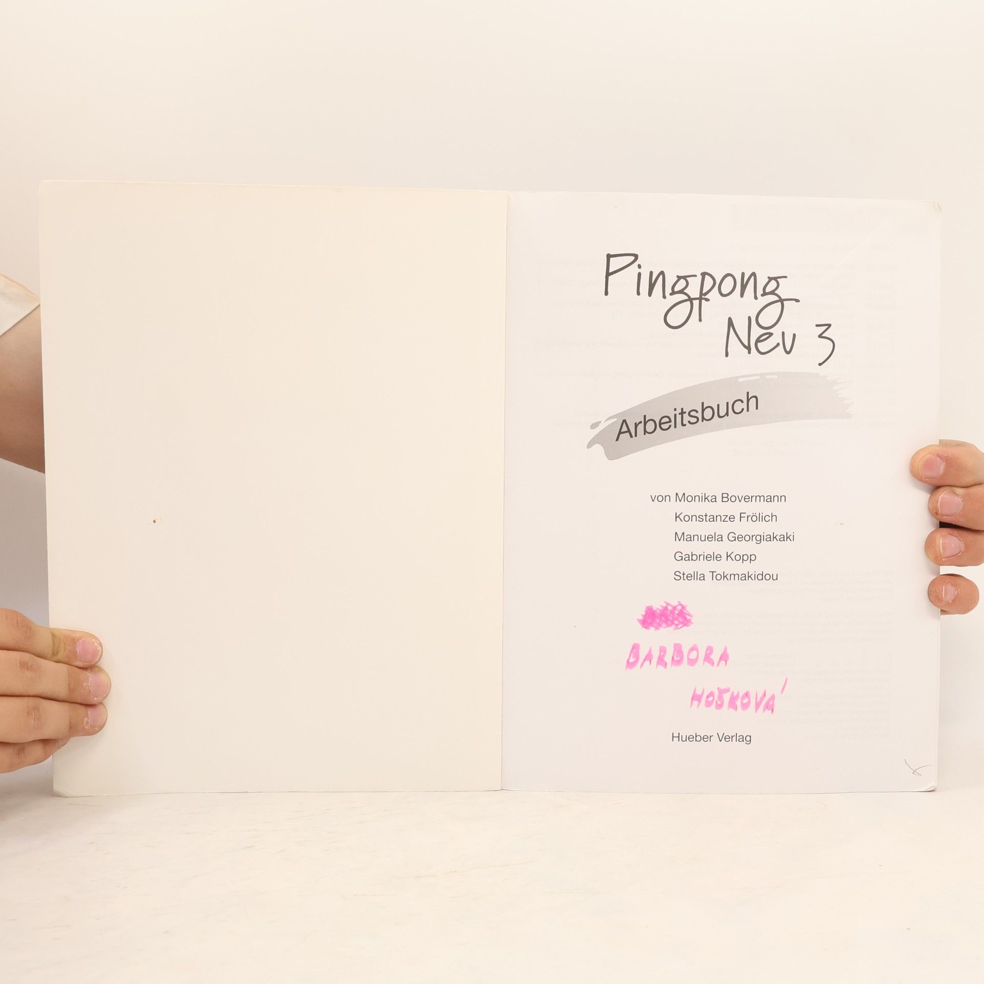Monika Bovermann Pingpong Neu 3. Arbeitsbuch