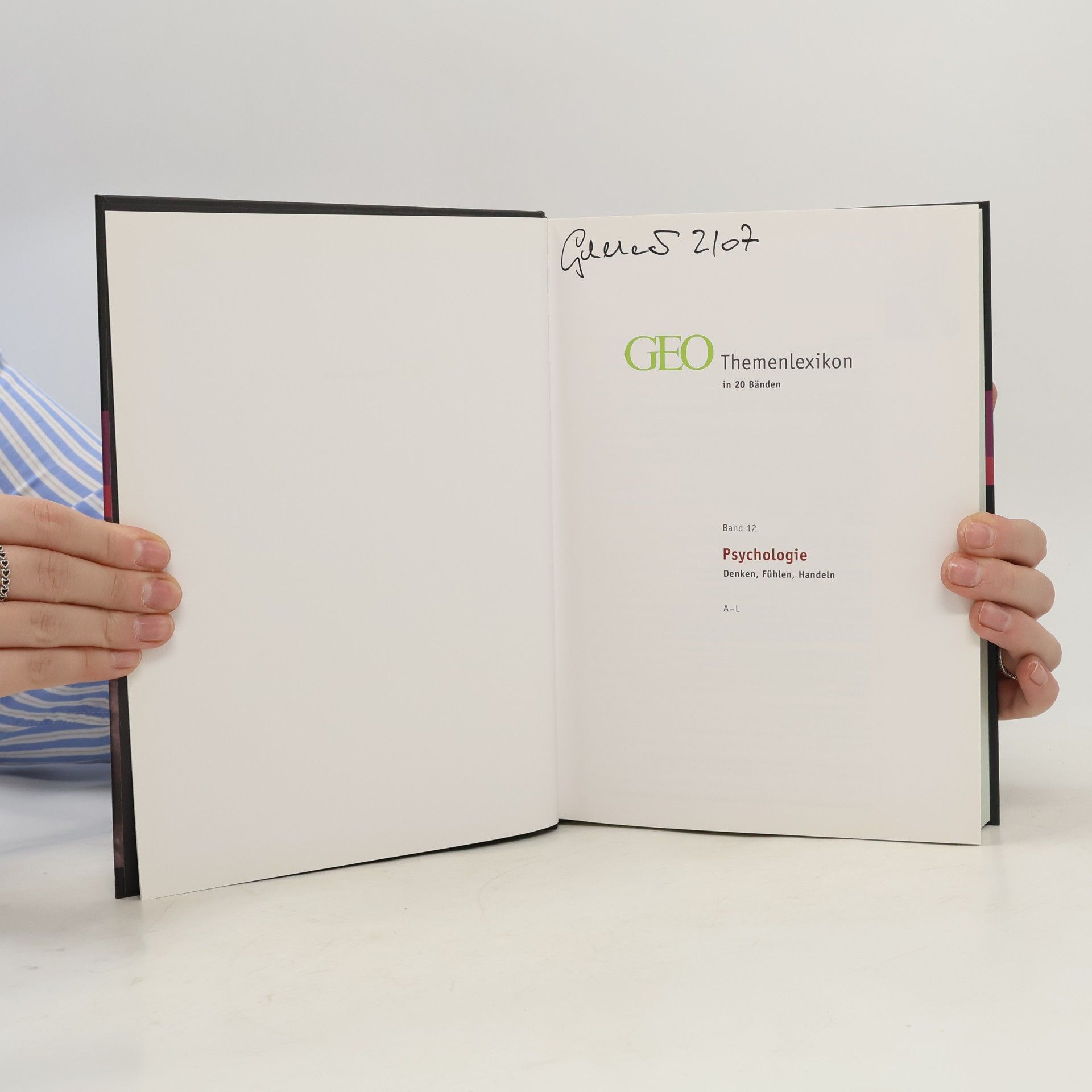 Autorenkollektiv GEO. Themenlexikon 12. Psychologie