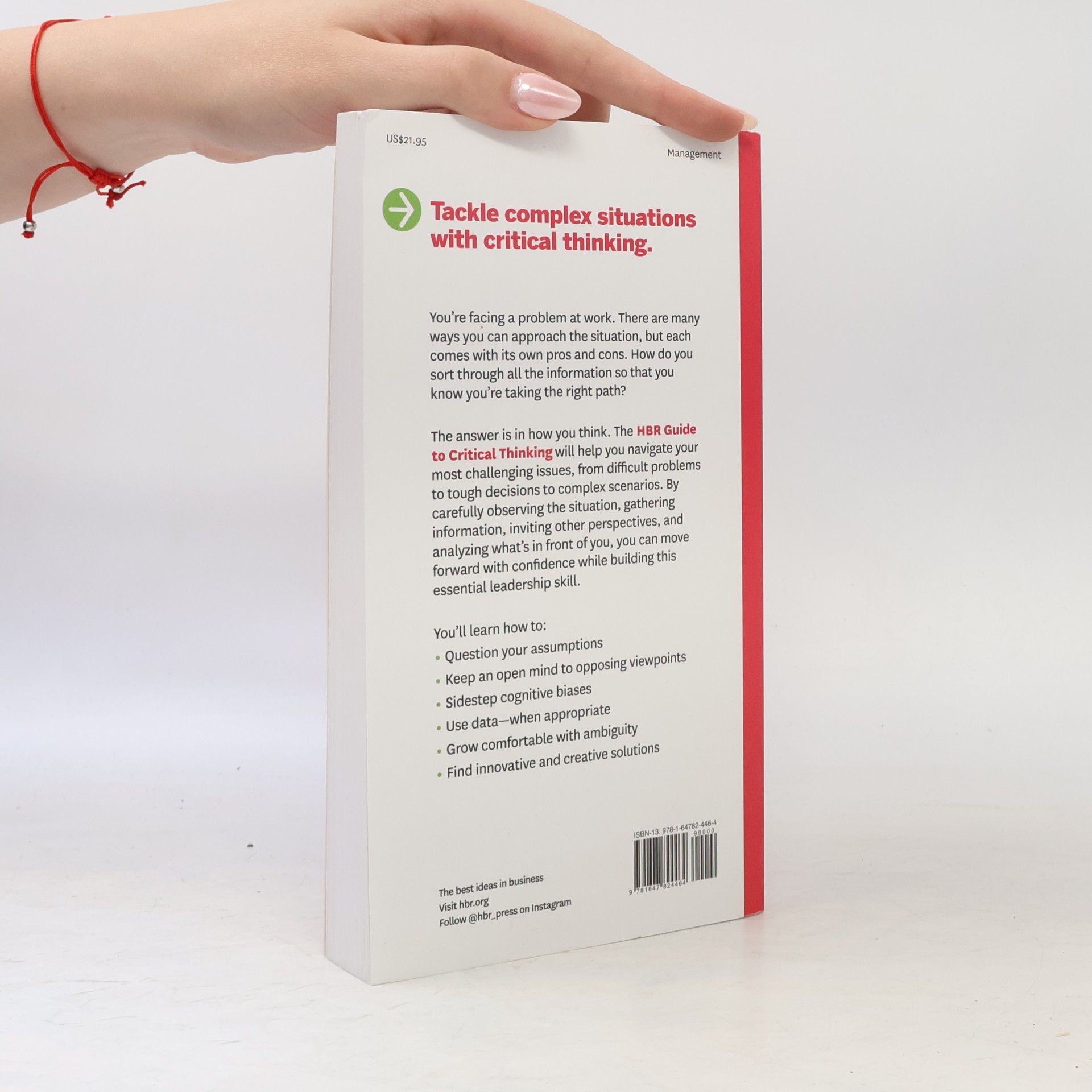 Harvard Business Review HBR Guide to Critical Thinking