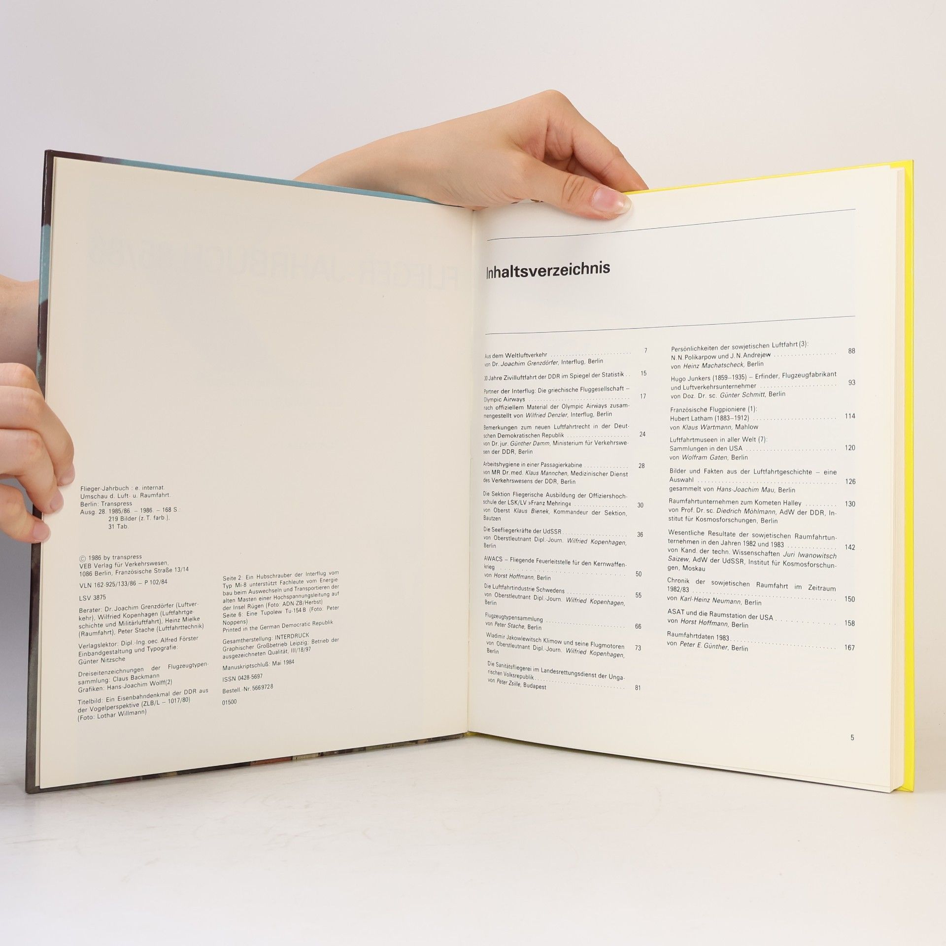 Autorenkollektiv Flieger Jahrbuch 85/86