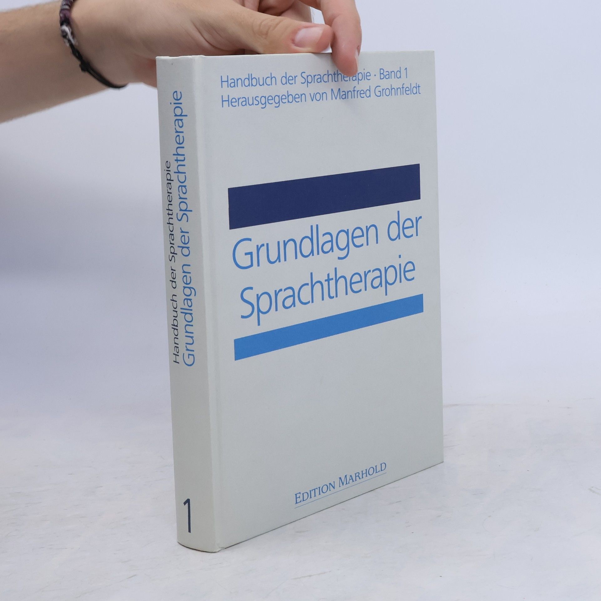 Manfred Grohnfeldt Grundlagen der Sprachtherapie