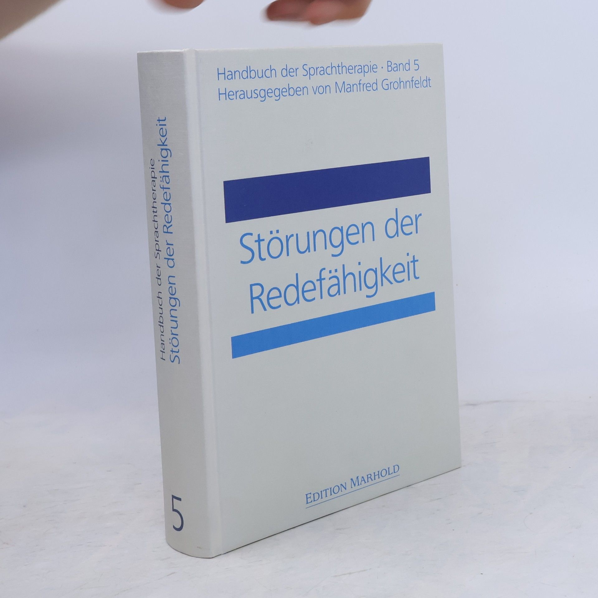 Manfred Grohnfeldt Störungen der Redefähigkeit