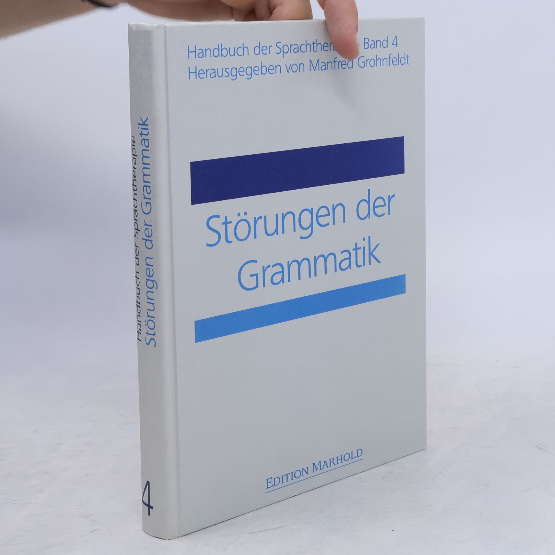 Manfred Grohnfeldt Störungen der Grammatik