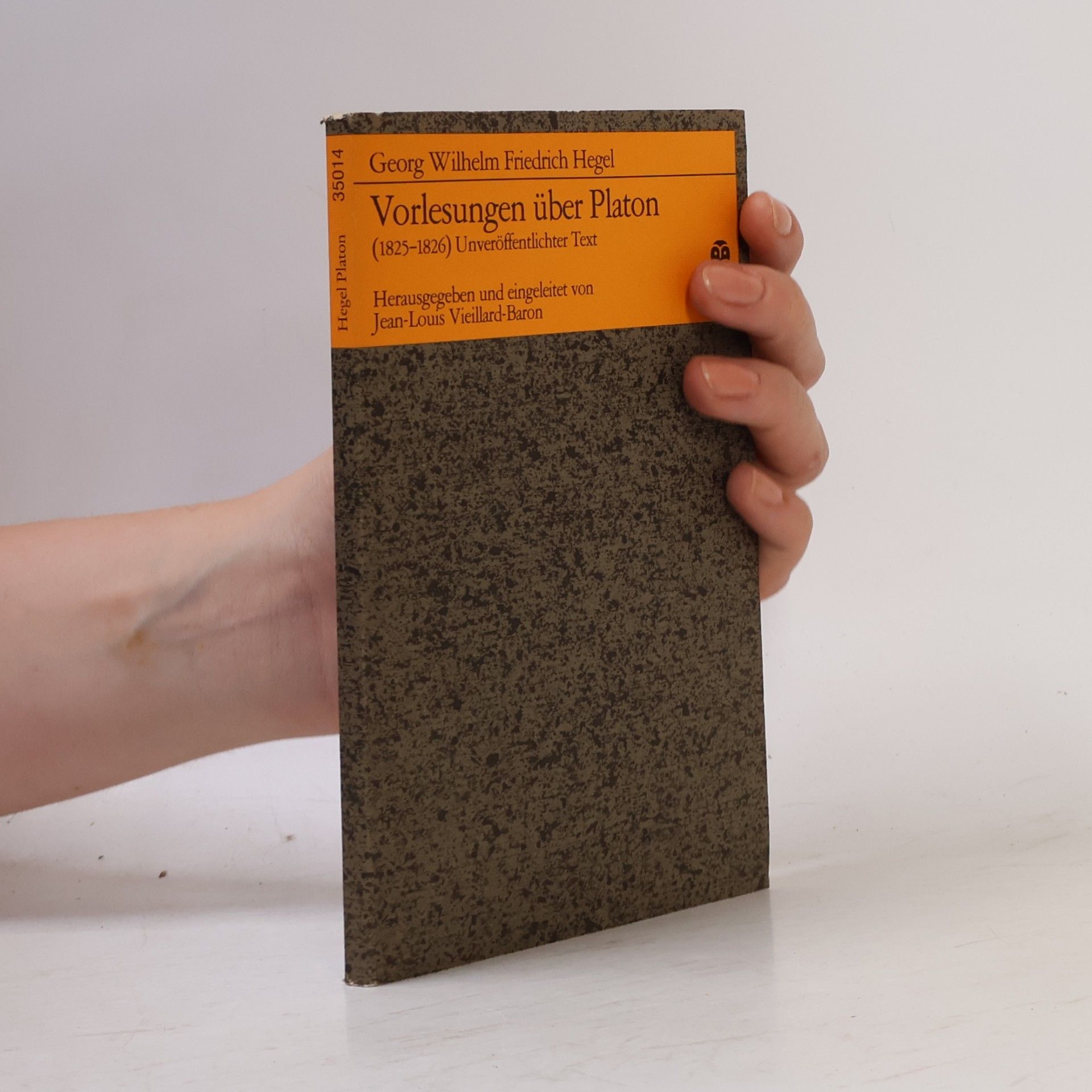Jean Louis Vieillard Baron Vorlesungen über Platon (1825-1826) Unveröffentlichter Text