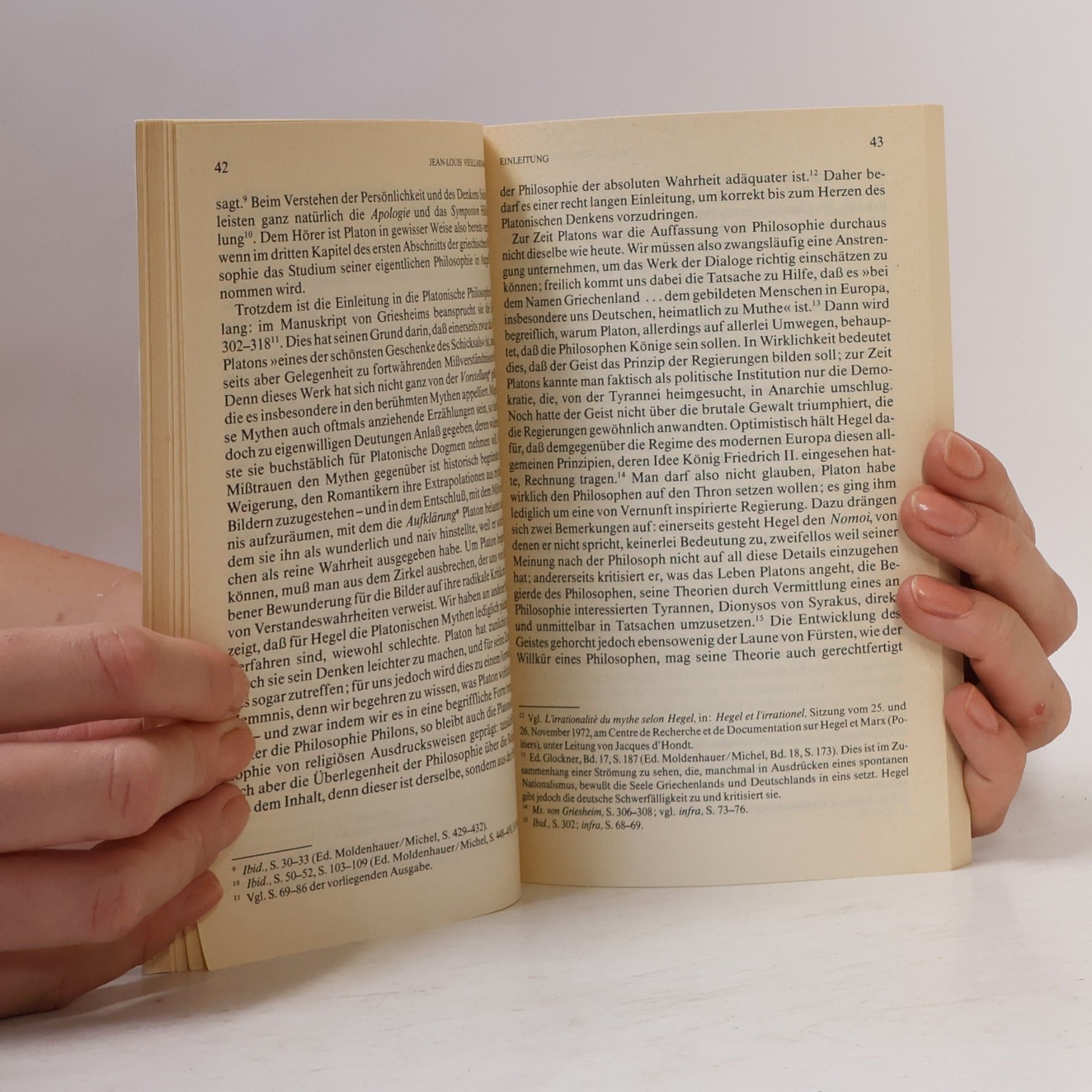 Georg Wilhelm Friedrich Hegel Vorlesungen über Platon (1825-1826) Unveröffentlichter Text