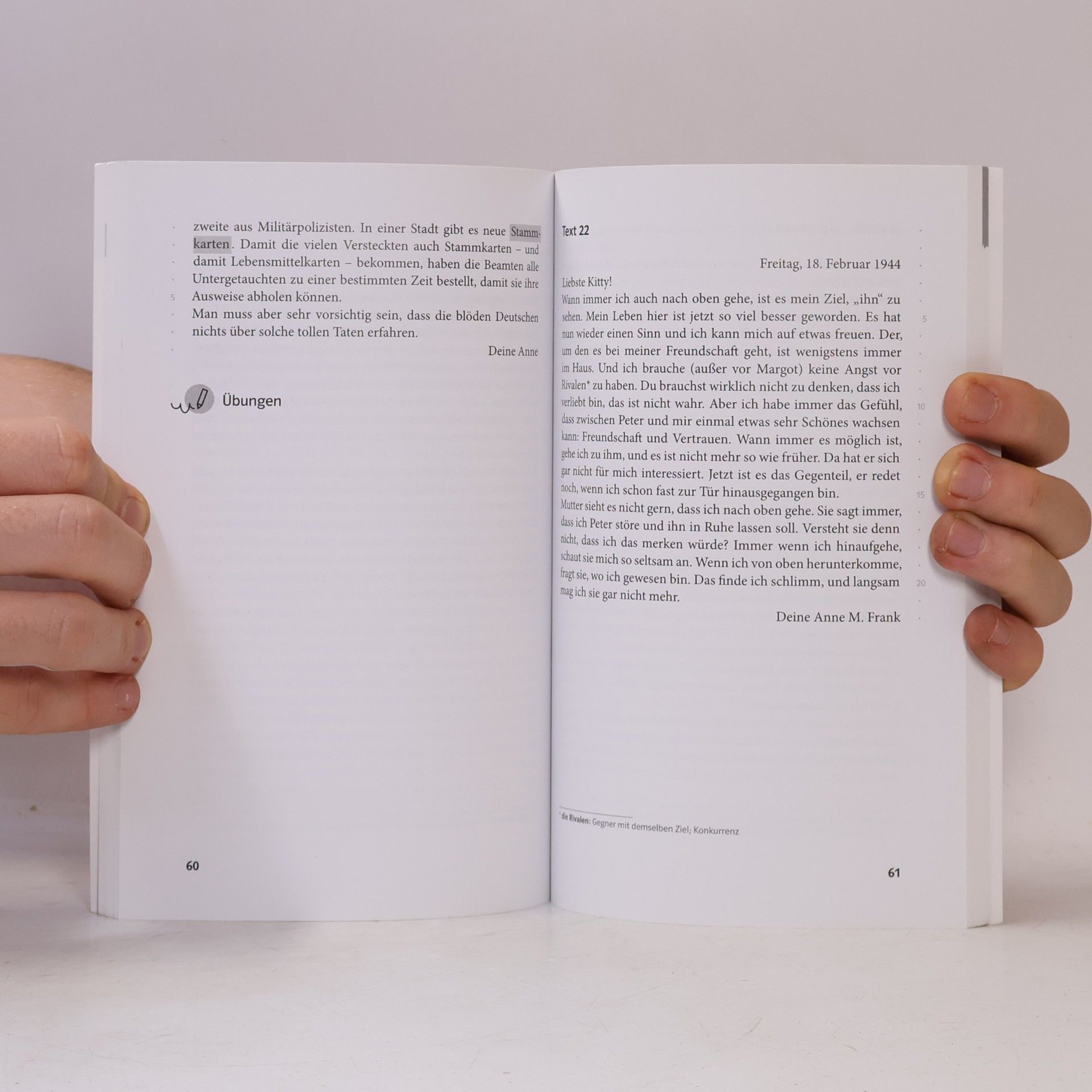 Anne Frank Aus dem Tagebuch