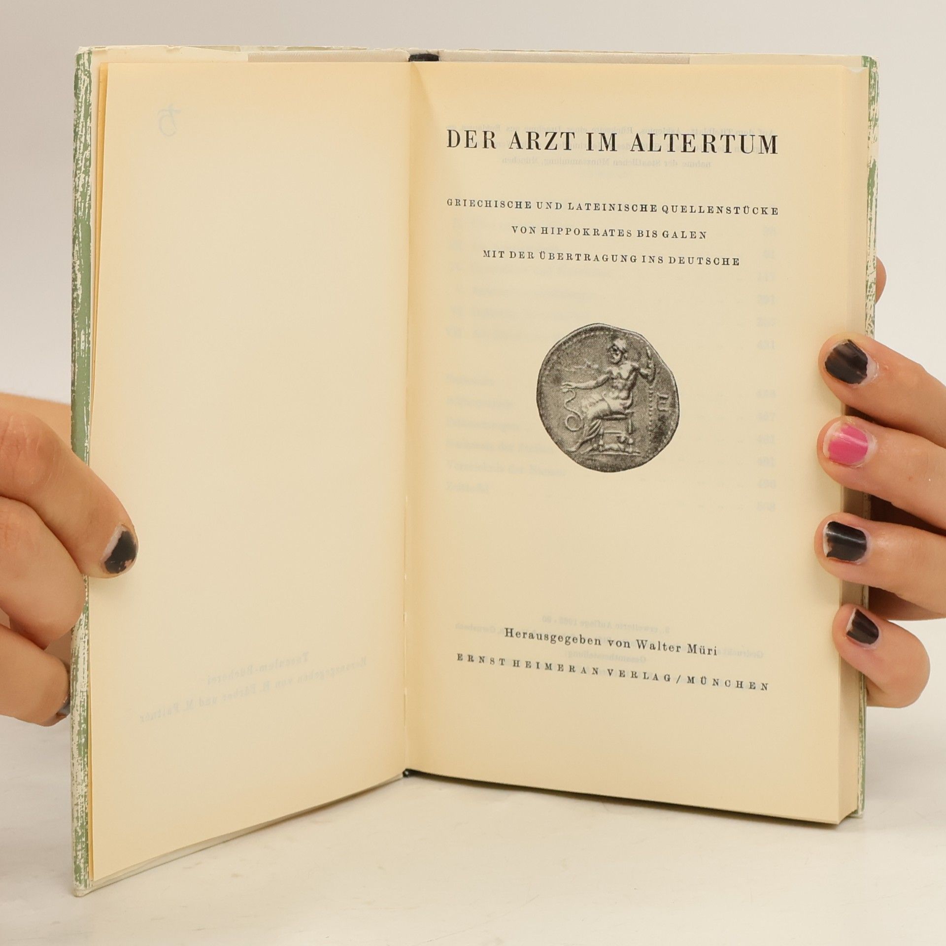 Walter Müri Der Arzt im Altertum