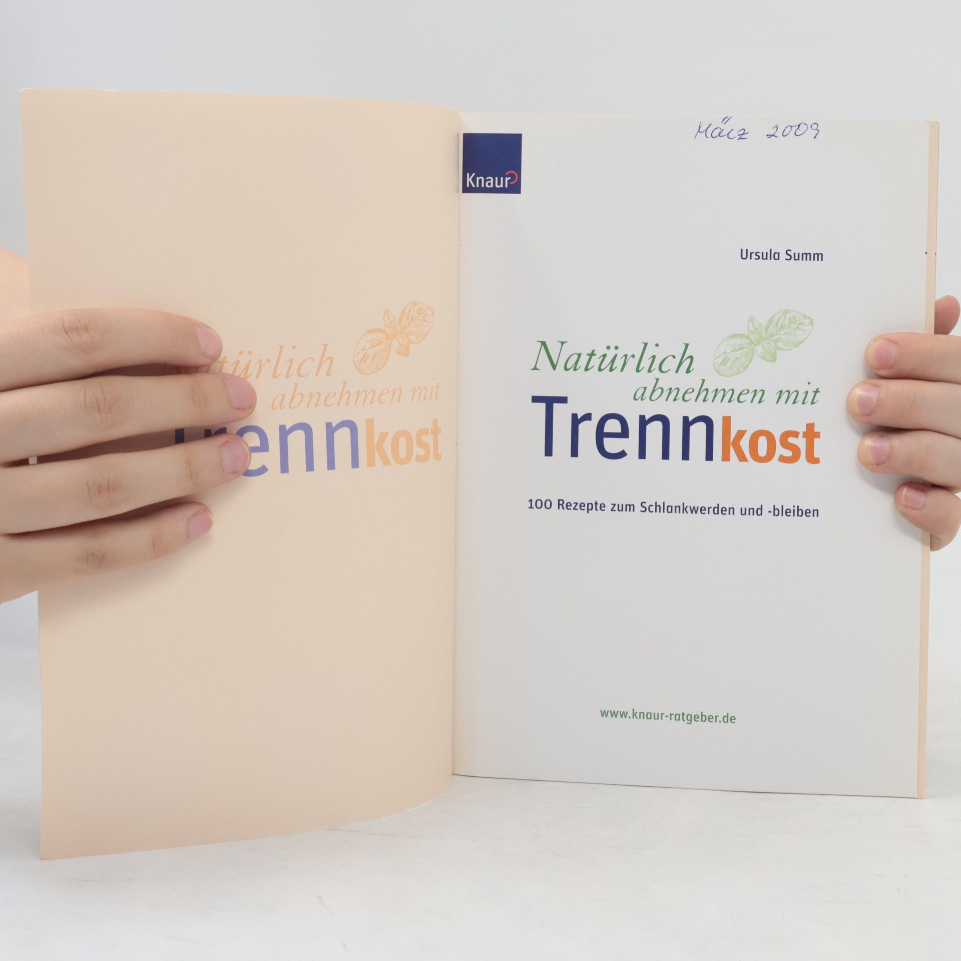 Ursula Summ Natürlich abnehmen mit Trennkost