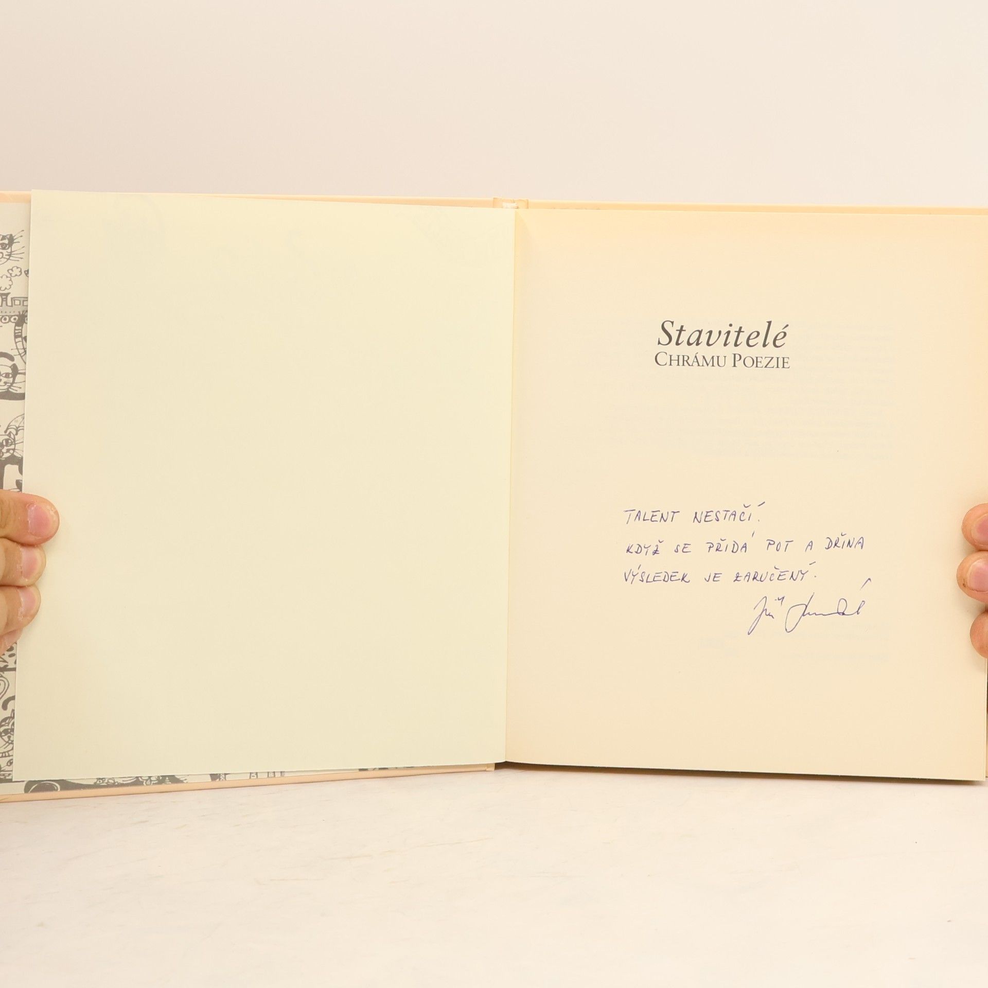 Jiří Halberštát Stavitelé chrámu poezie
