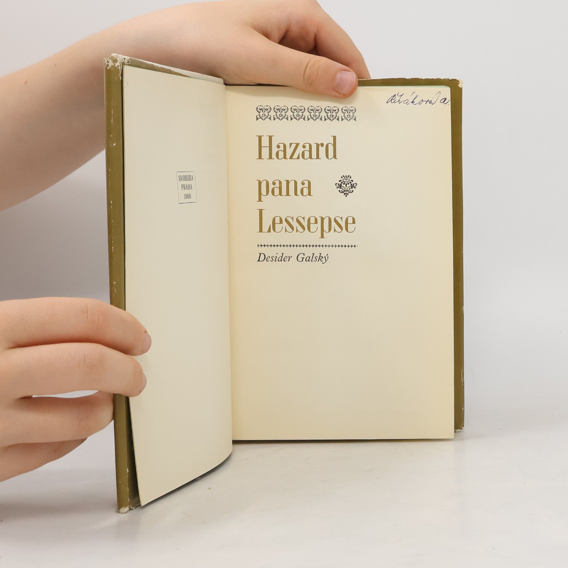 Desider Galský Hazard pana Lessepse