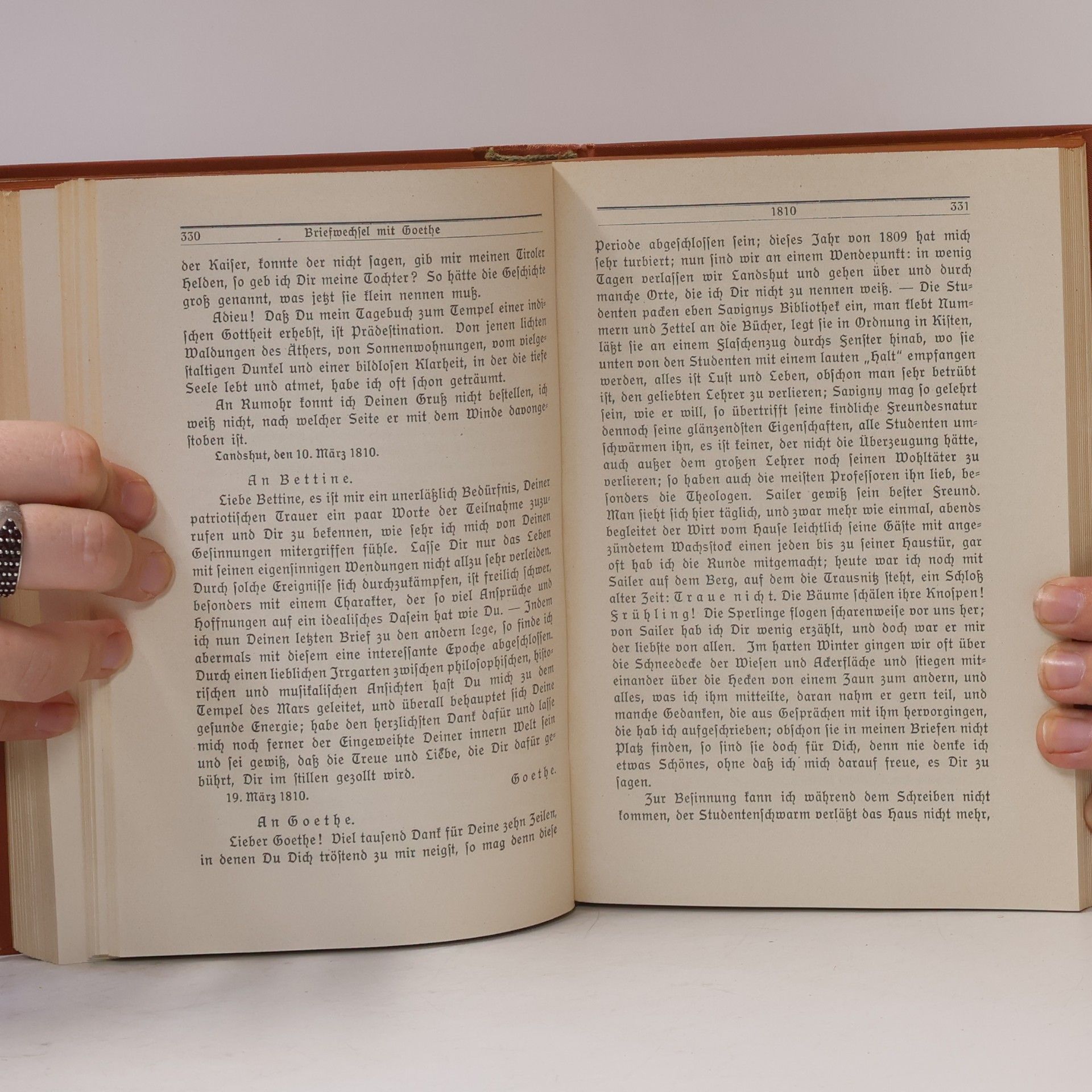 Johann Wolfgang von Goethe Goethes Briefwechsel Mit Einem Kinde