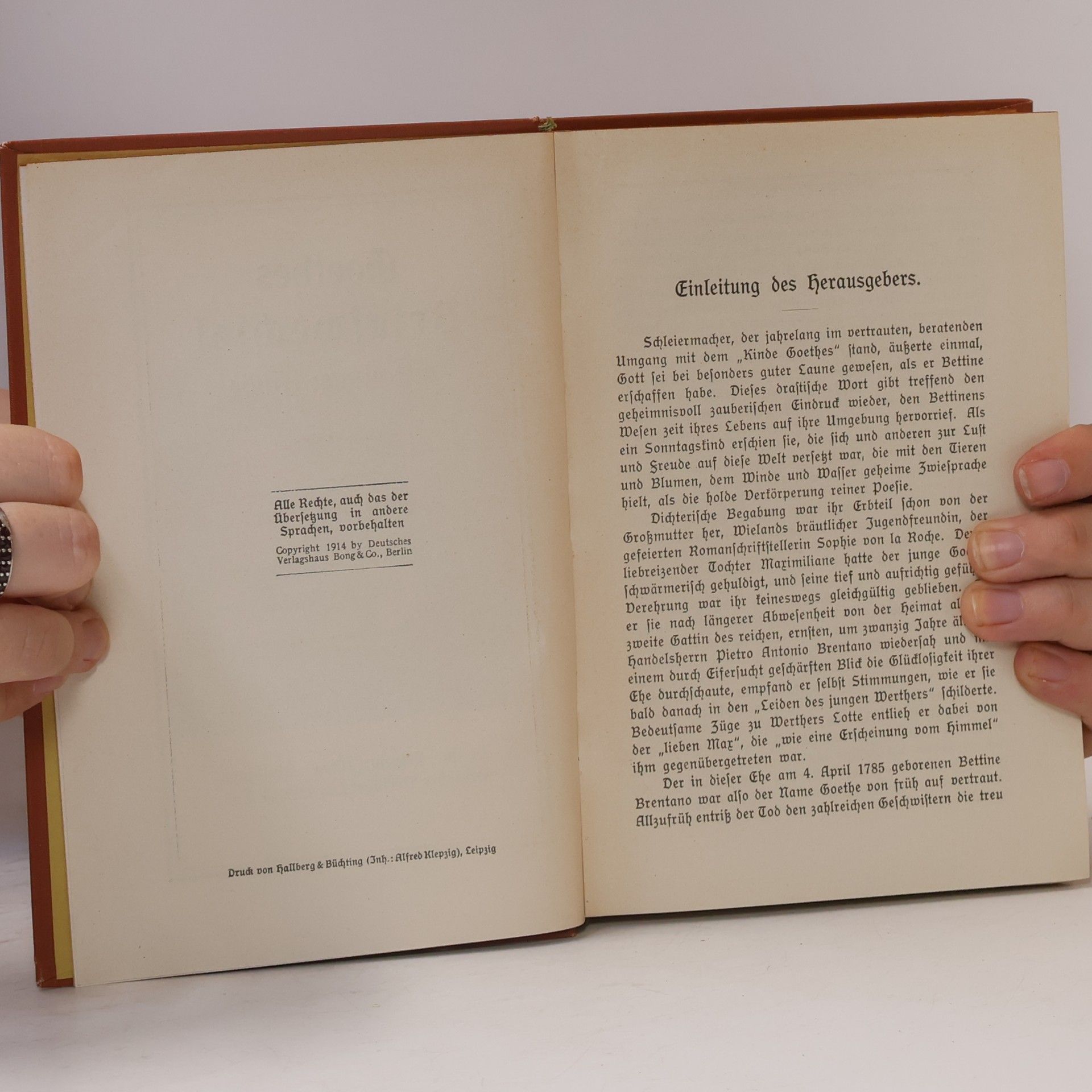 Johann Wolfgang von Goethe Goethes Briefwechsel Mit Einem Kinde