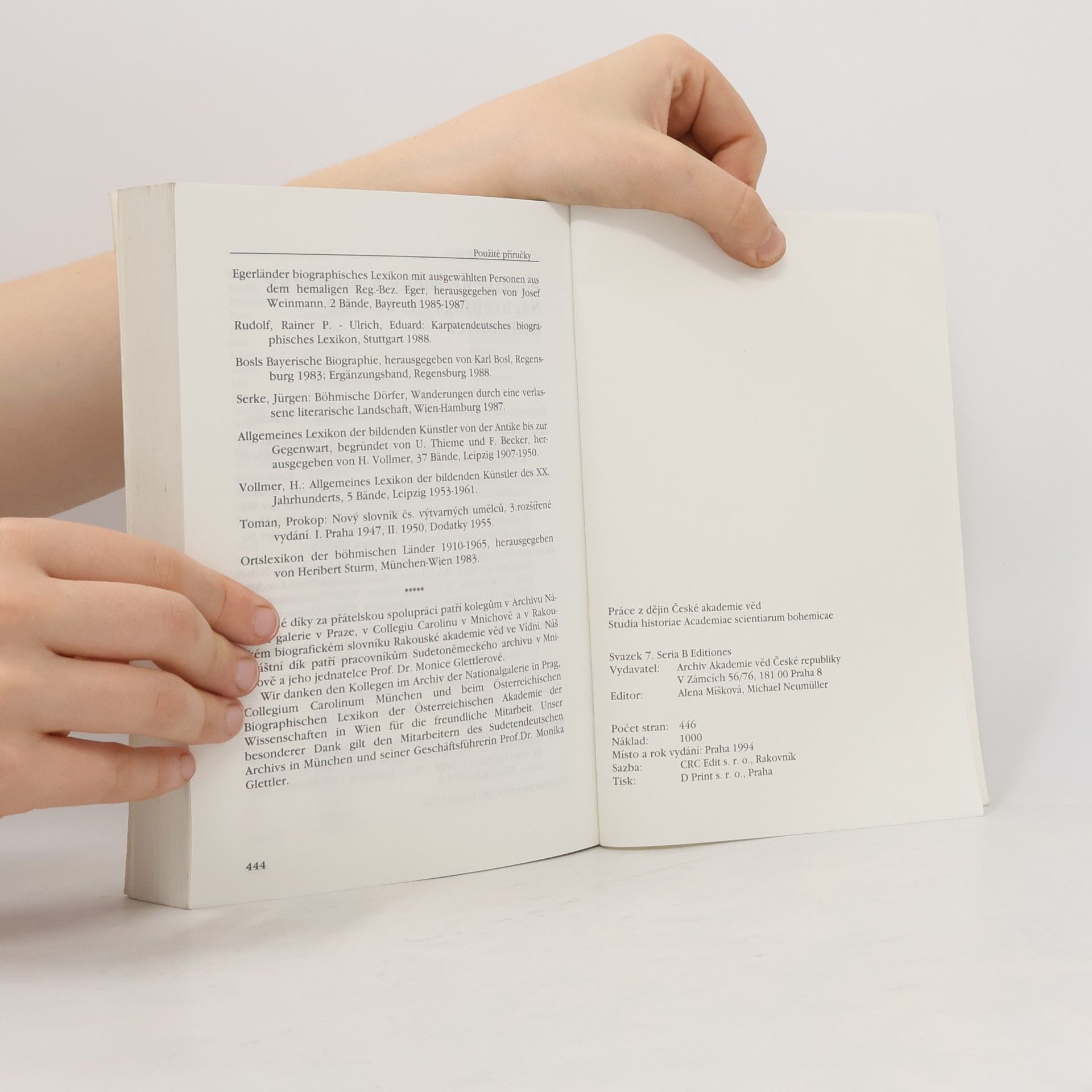 Various authors Společnost pro podporu německé vědy, umění a literatury v Čechách 1891-1945