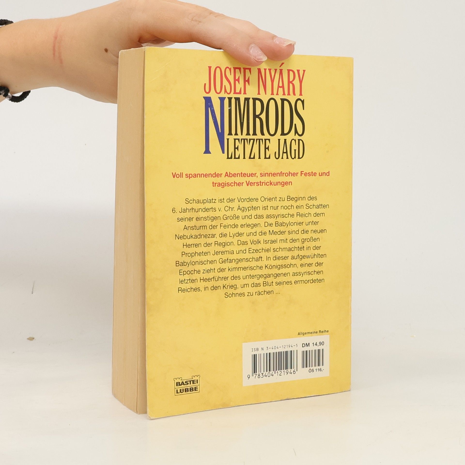 Josef Nyáry Nimrods letzte Jagd