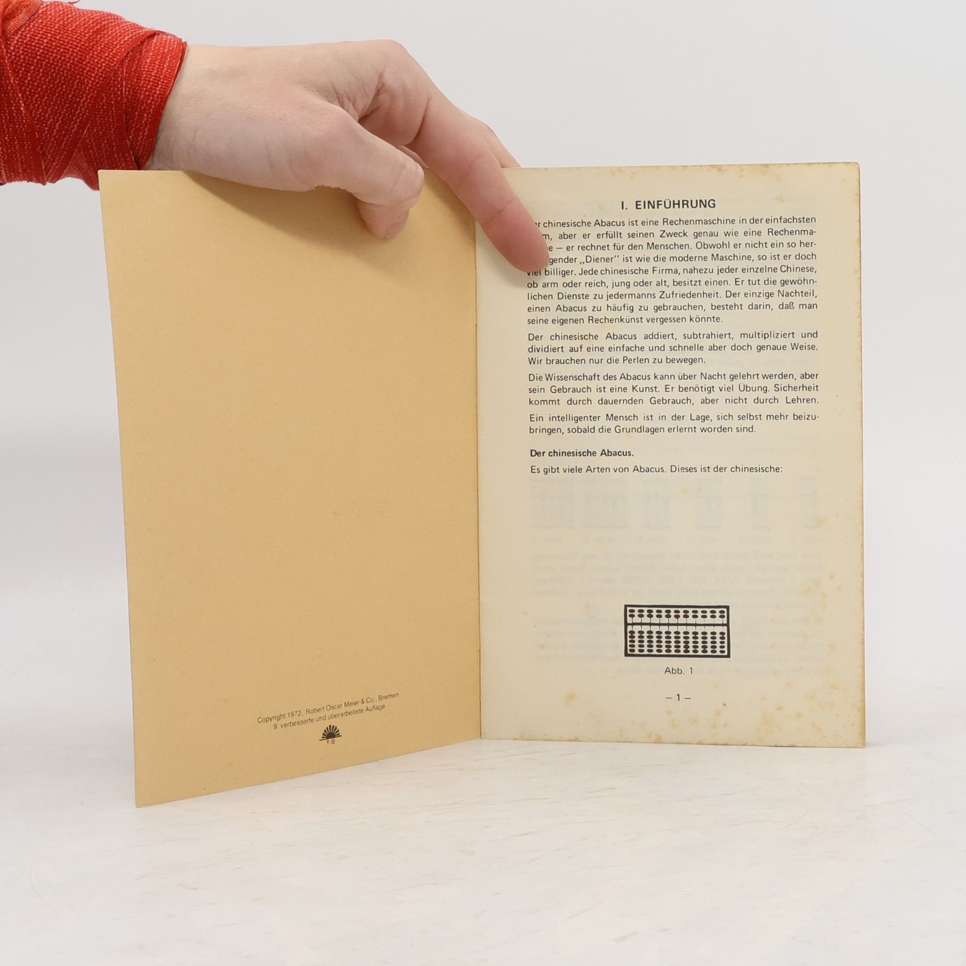 Autorenkollektiv Anleitung für die chinesische Rechenmaschine Abacus