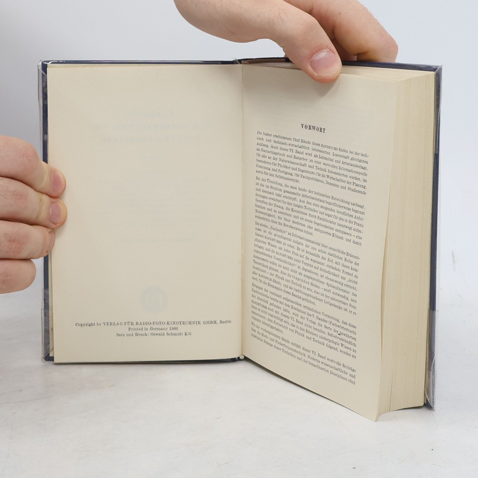 Collectif d'auteurs Handbuch für Hochfrequenz und Elektro-techniker VI.