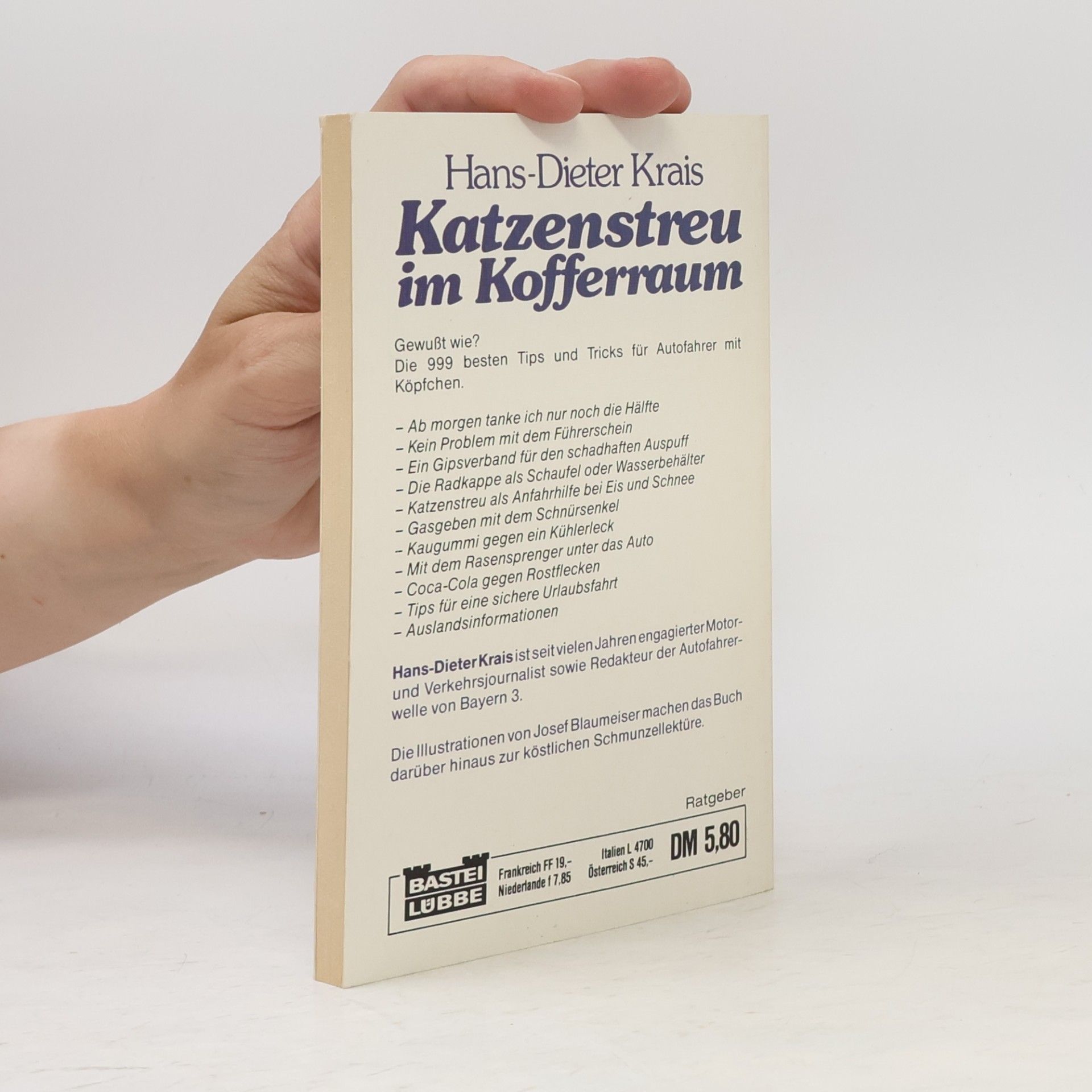 Hans-Dieter Krais Katzenstreu im Kofferraum
