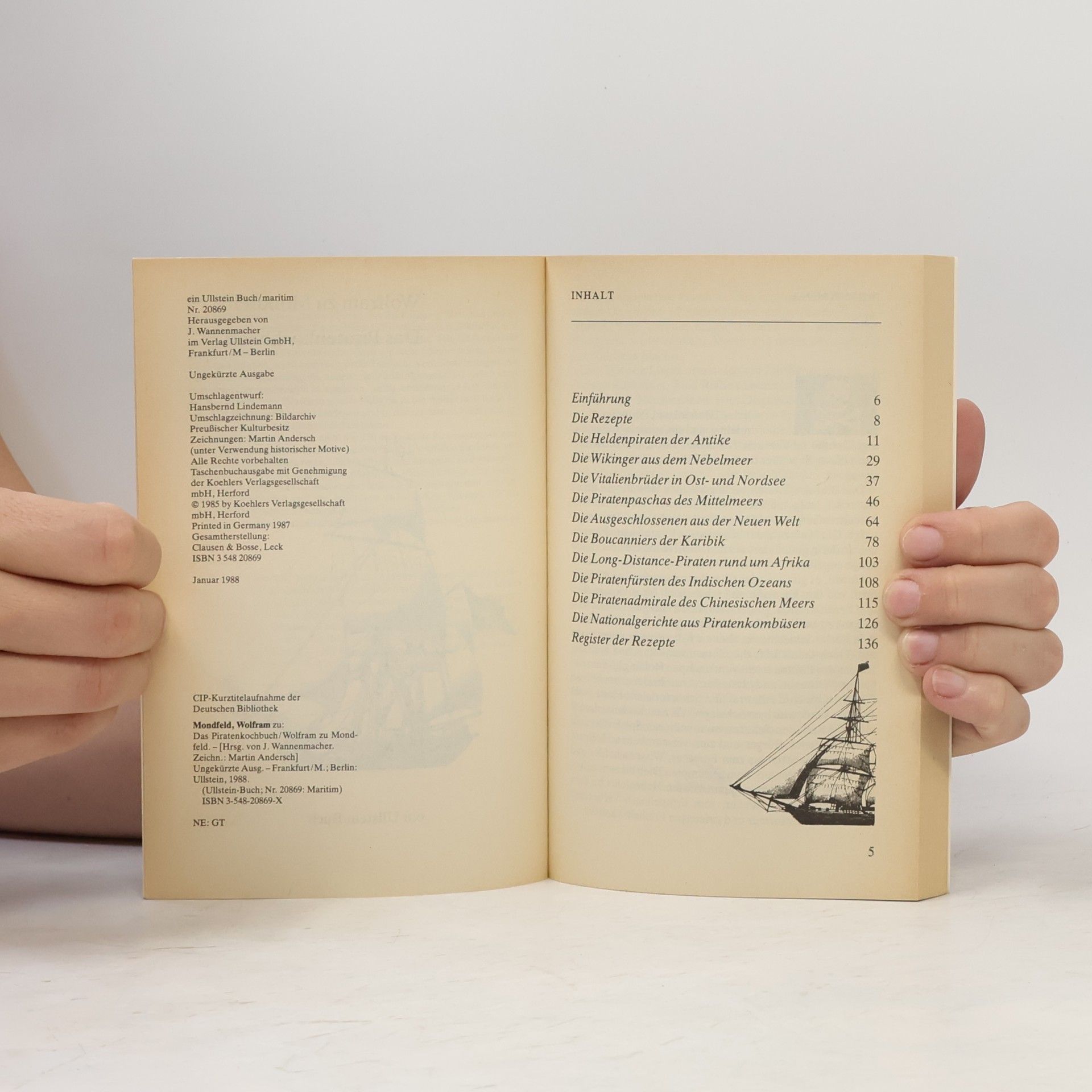 Wolfram zu Mondfeld Das Piratenkochbuch