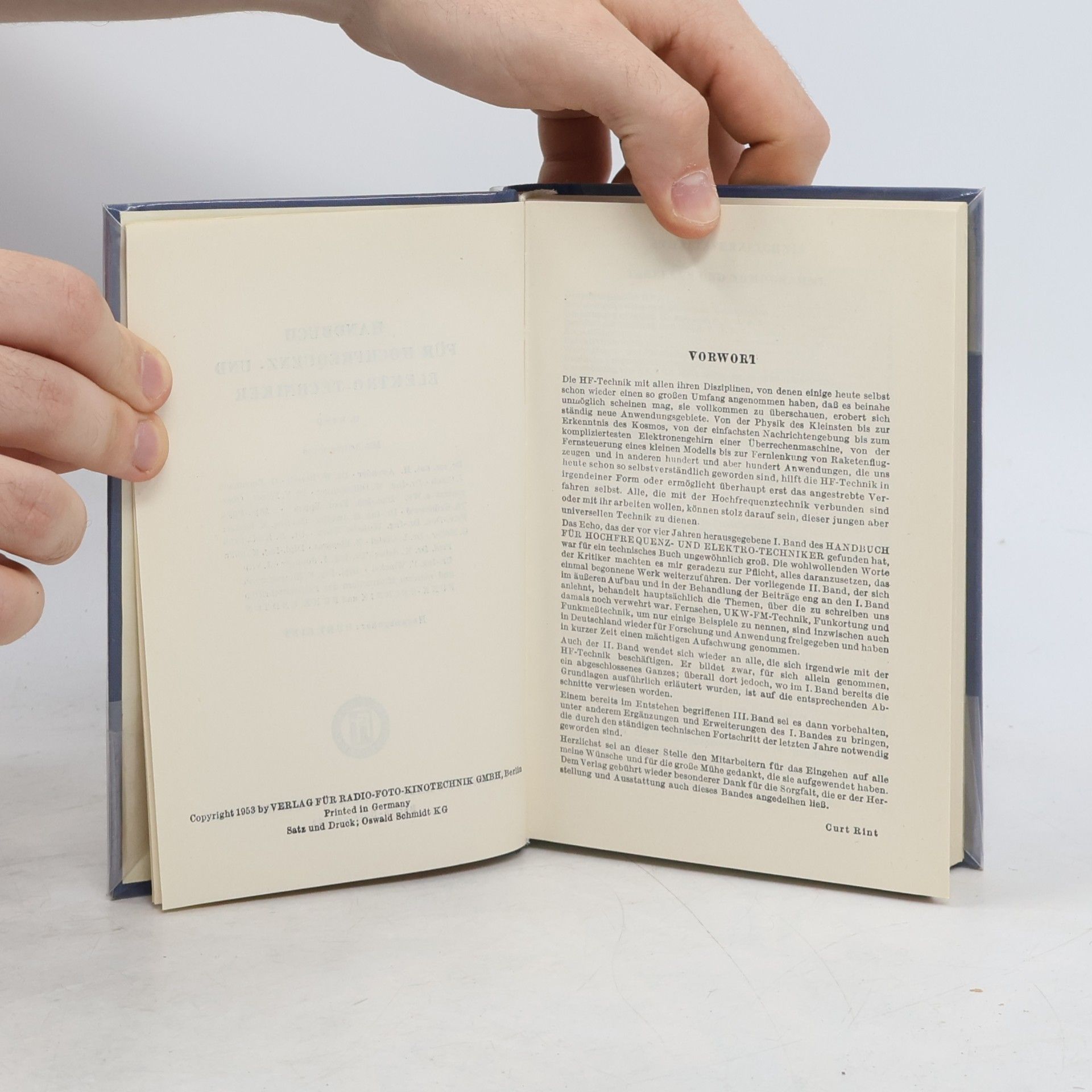 Autorenkollektiv Handbuch für Hochfrequenz und Elektro-techniker IL.
